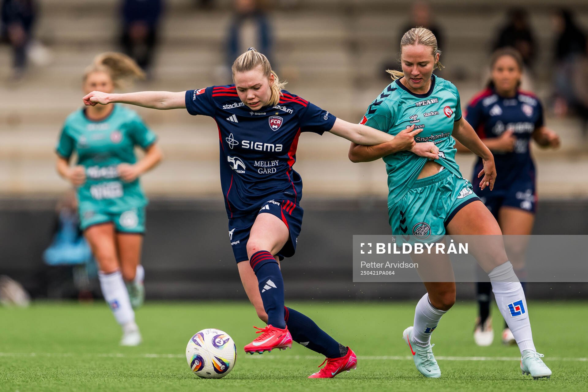 Rosengårds Bea Sprung och Kristianstads Mathilde Janzen