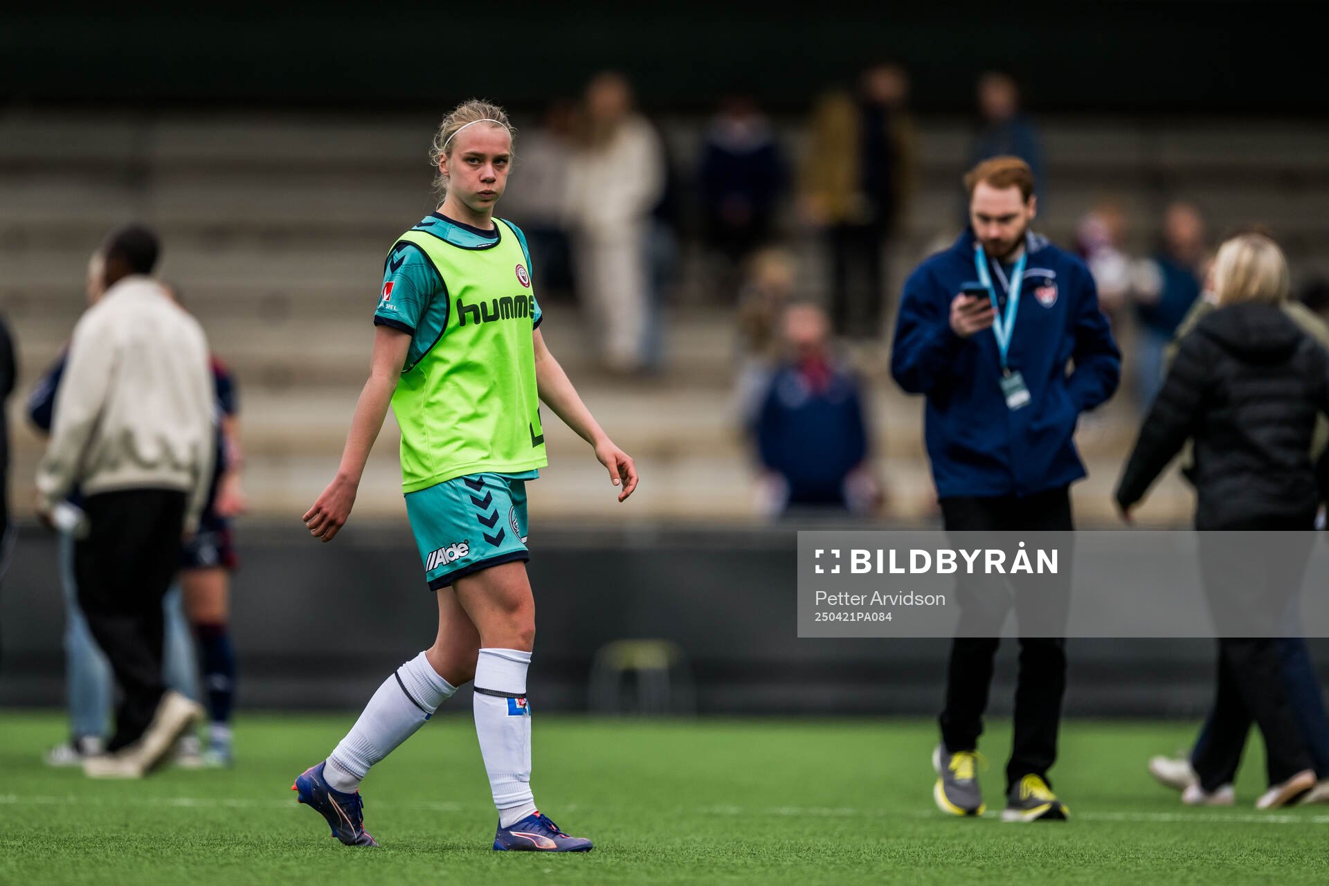 Kristianstads Katla Tryggvadottir deppar