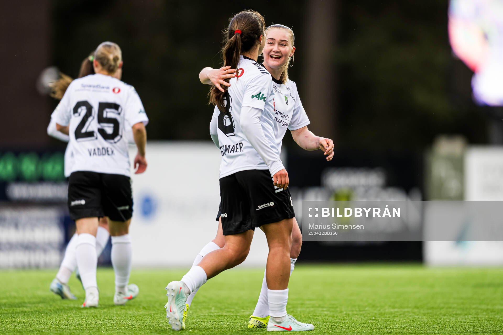 Kristin Sandstad Gumaer of Hønefoss celebrates