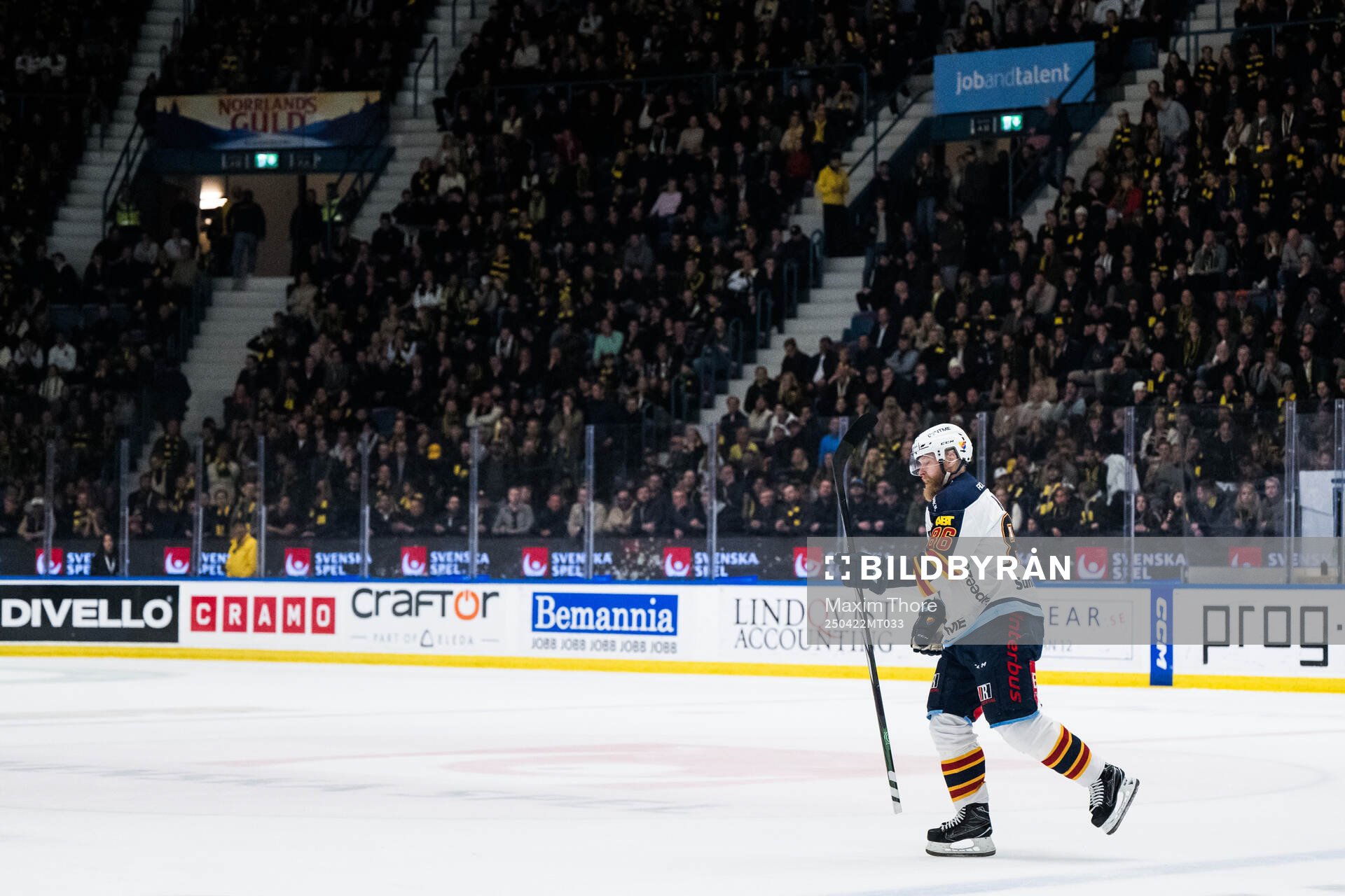 Djurgårdens Linus Klasen jublar