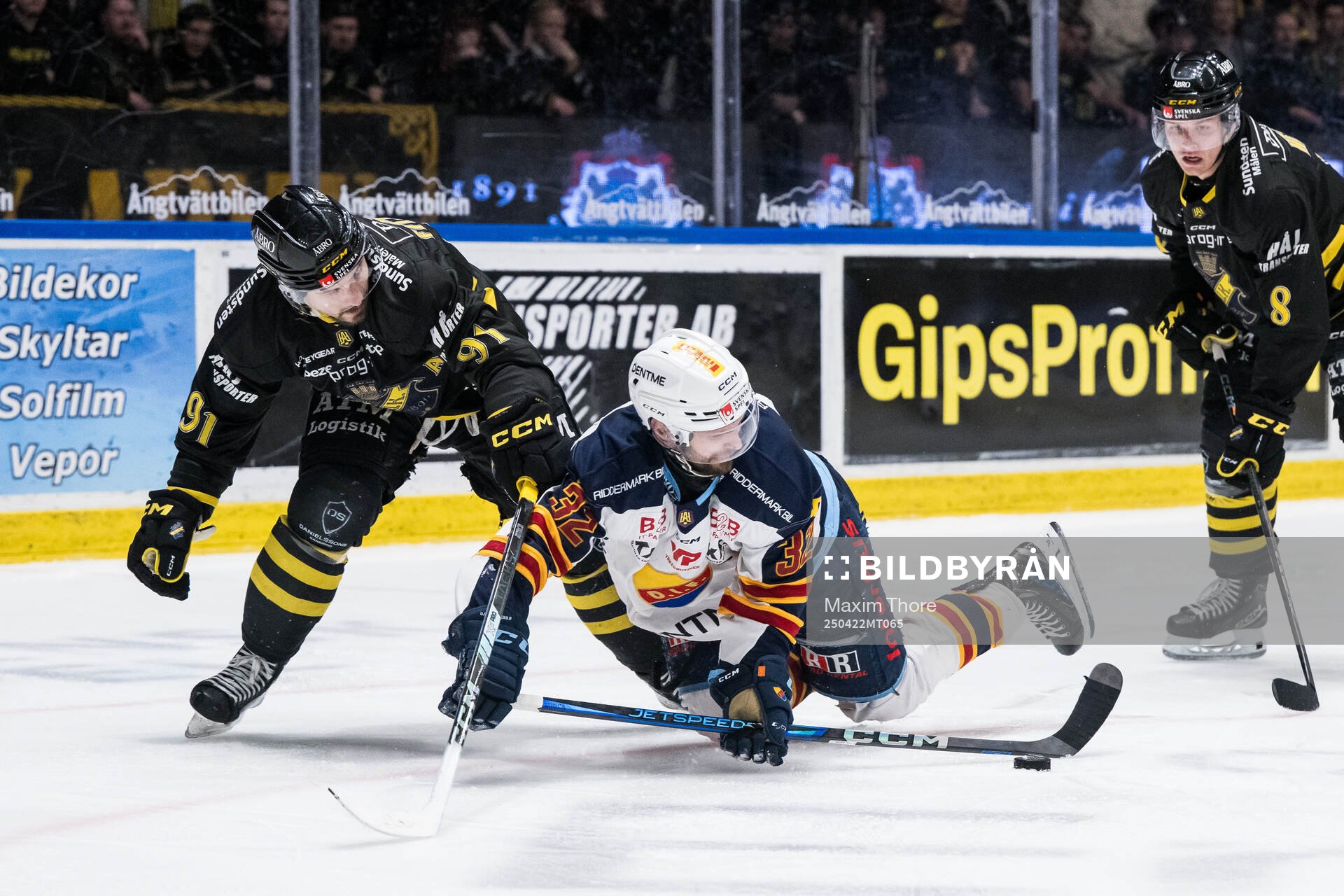 AIKs Gerry Fitzgerald och Djurgårdens Marcus Krüger