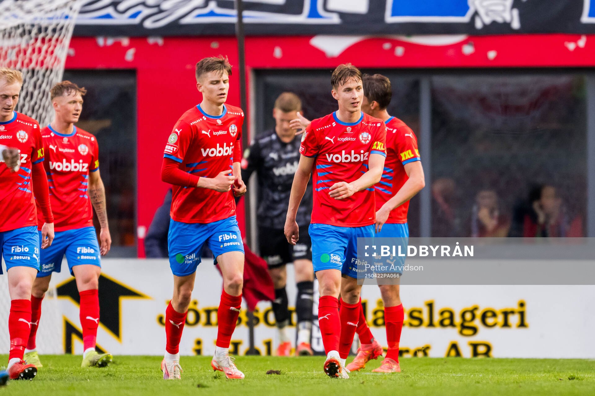 Helsingborgs Adrian Svanbäck deppar