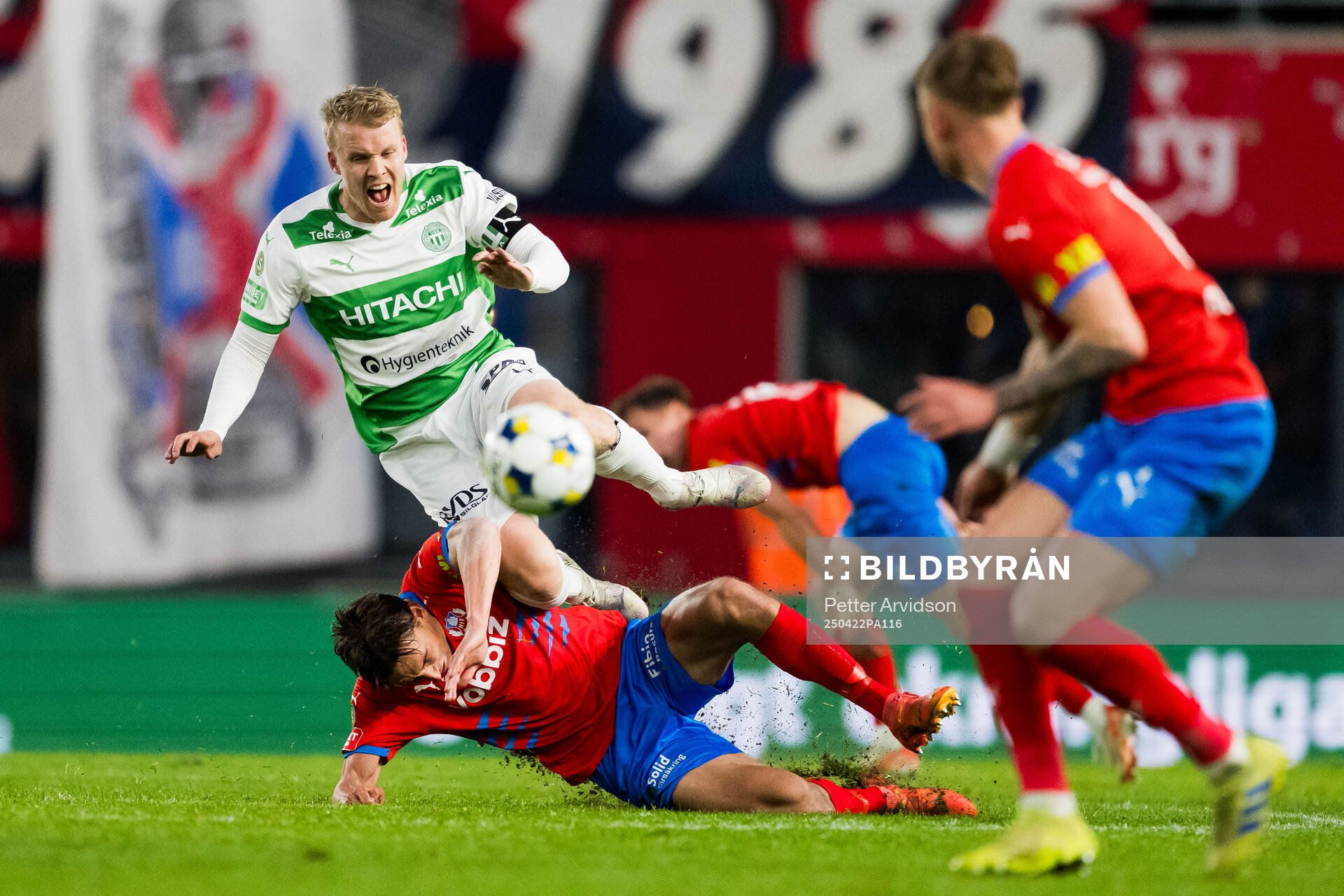 Helsingborgs Wilhelm Nilsson och Västerås Simon Johansson