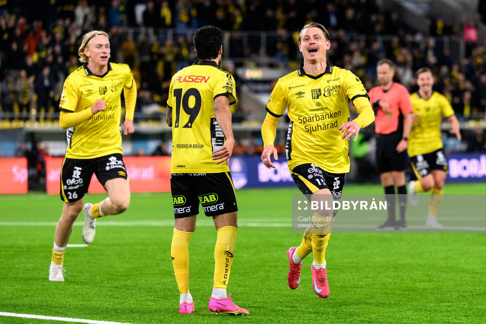 Elfsborgs Simon Hedlund jublar