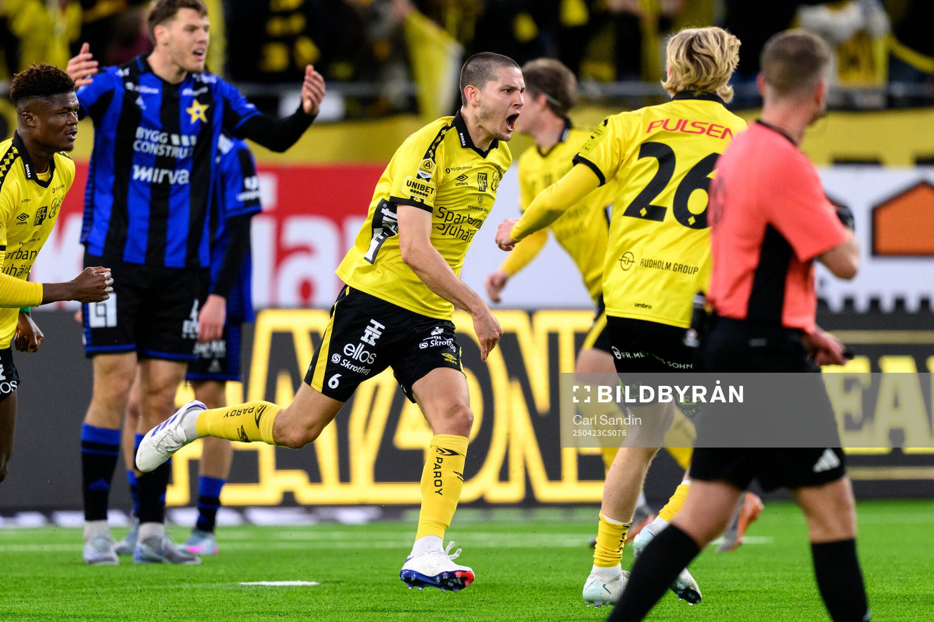Elfsborgs Rasmus Wikström jublar