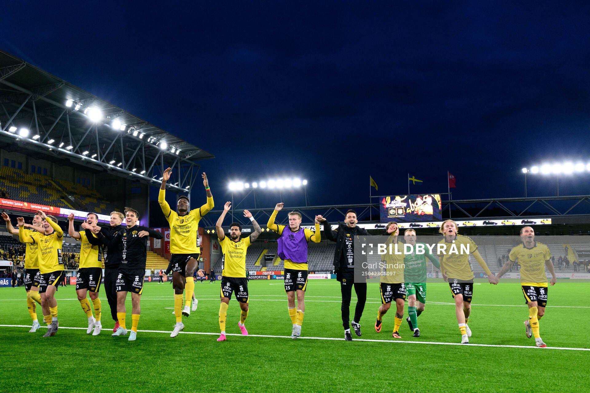 Elfsborgs spelare tackar publiken