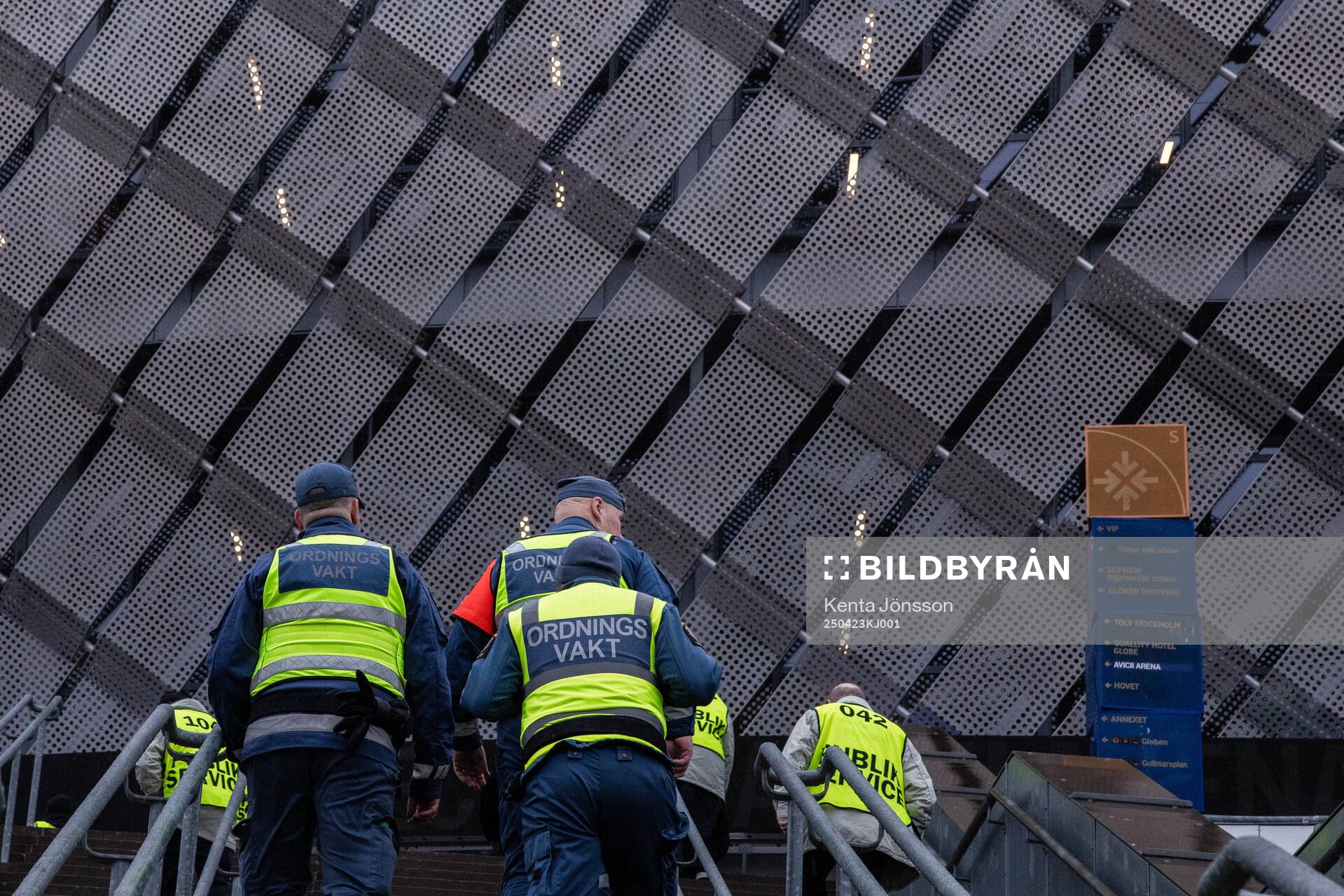 Ordningsvakter vid 3Arena