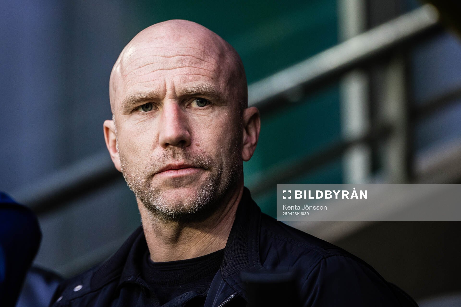  Malmö FFs tränare Henrik Rydström under fotbollsmatchen i Allsvenskan mellan Hammarby och Malmö FF den 23 april 2025 i Stockholm. 