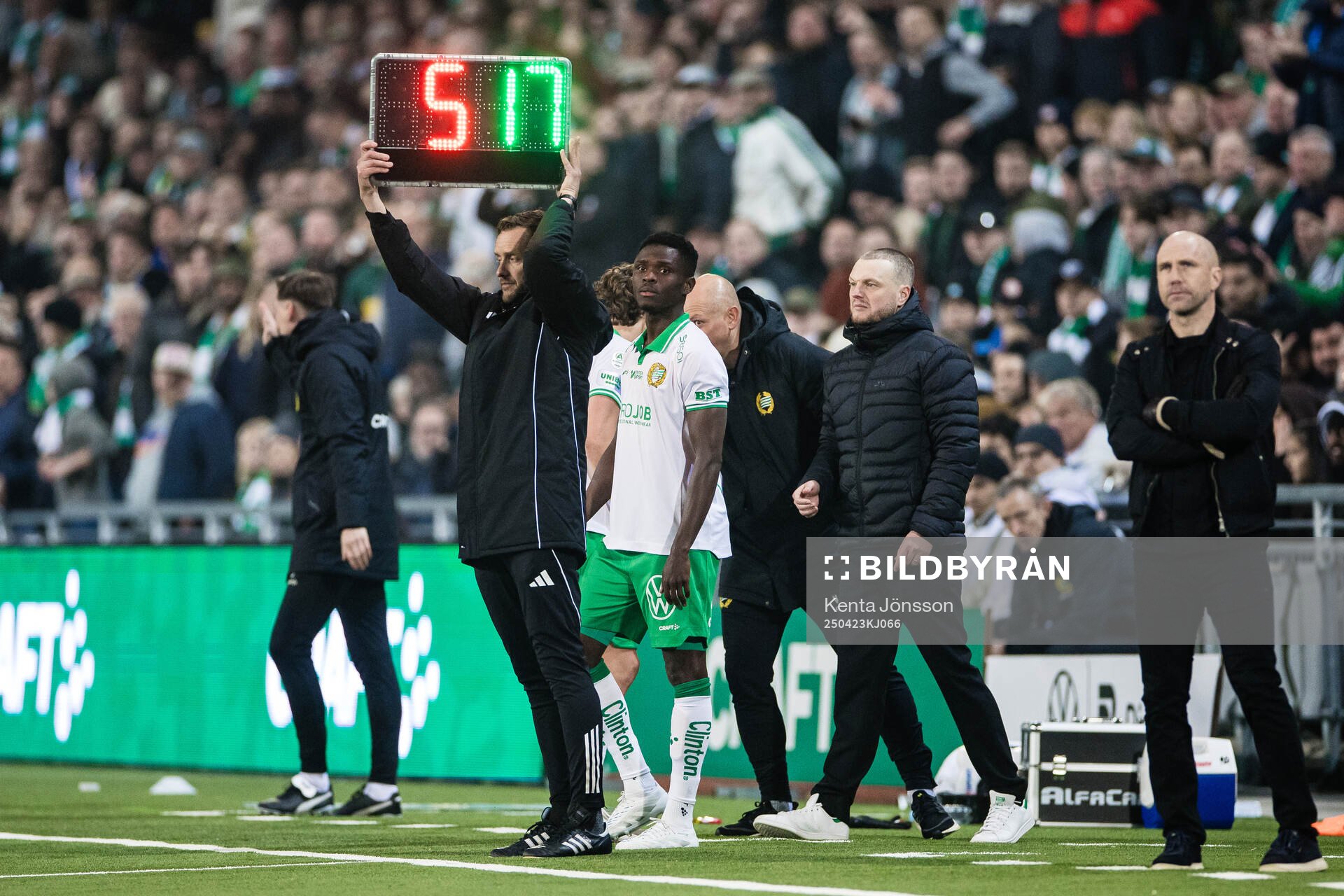 Hammarbys Ibrahima Breze Fofana byts in