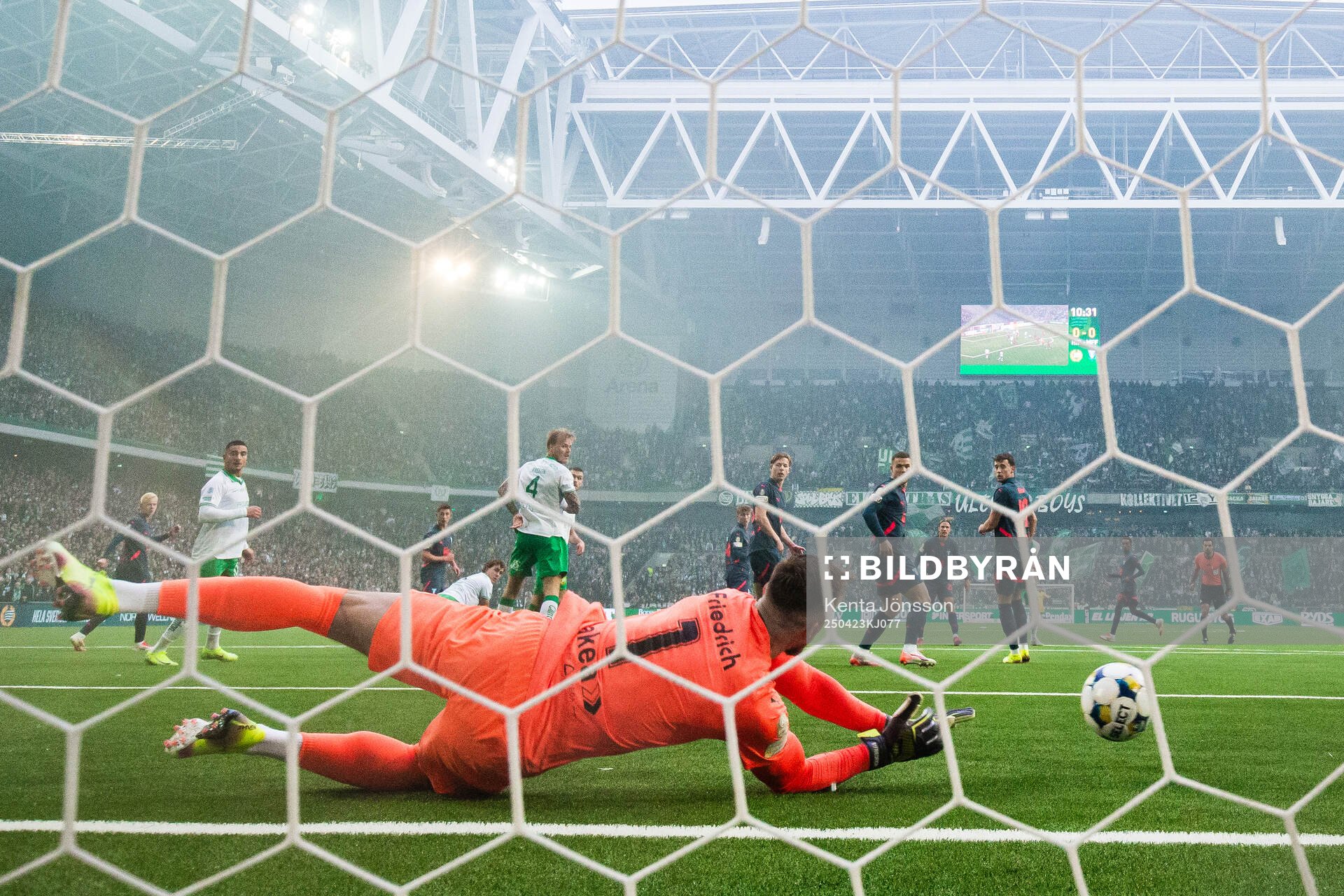 Malmö FFs målvakt Ricardo Friedrich