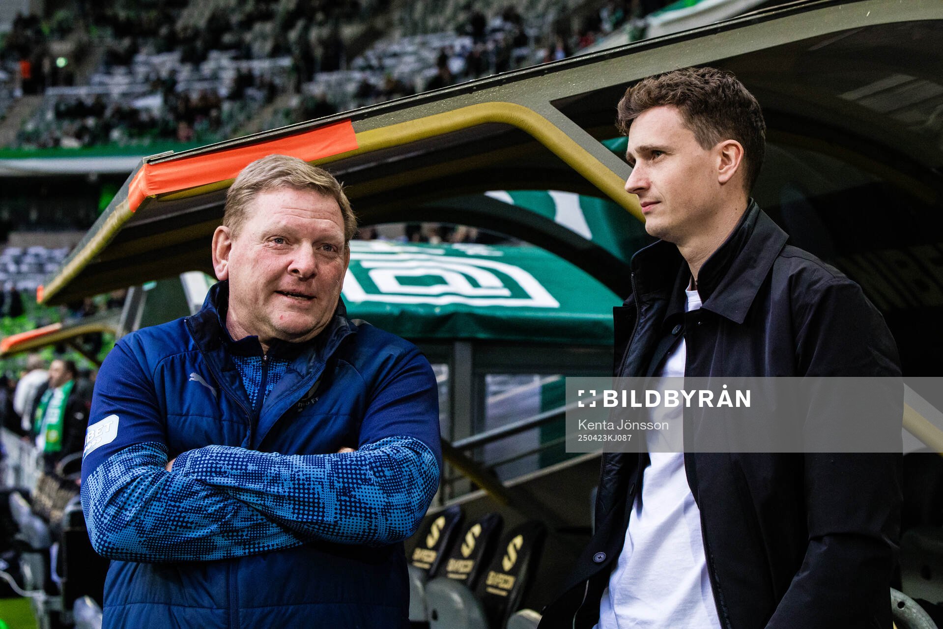 Malmö FFs sportkoordinator Alf Westerberg och Norrköpings