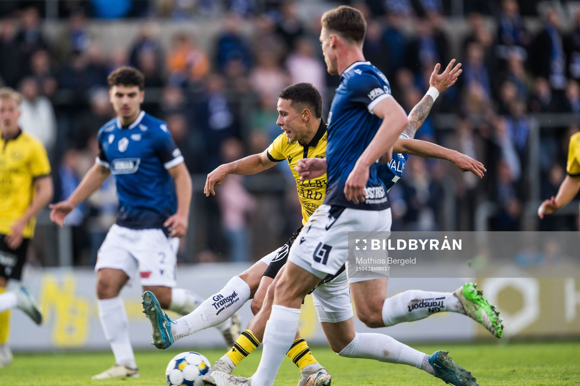 Mjällbys Nicklas Røjkjær gör 0-1