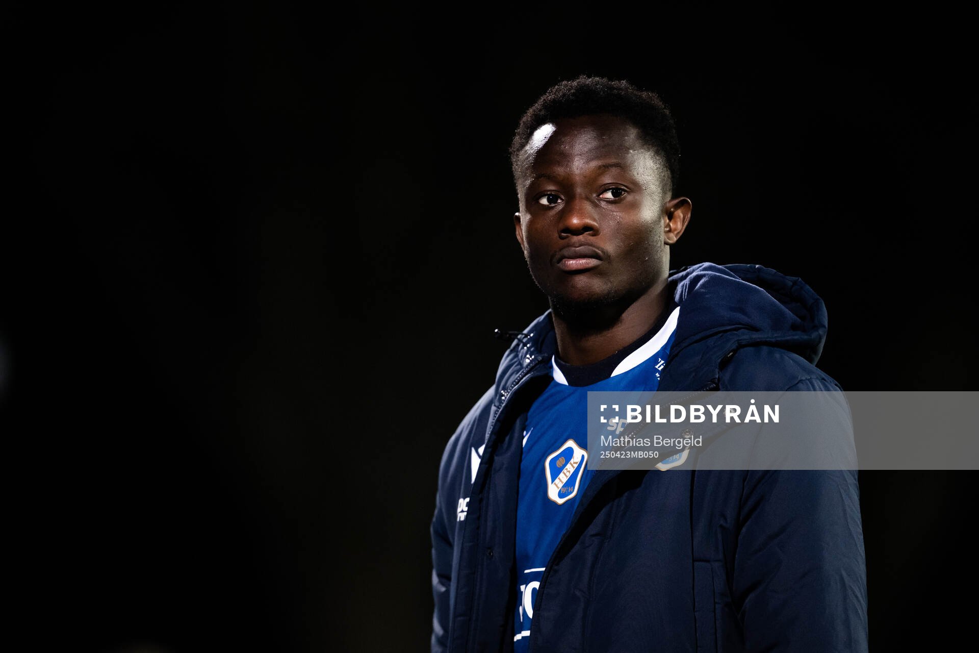 Halmstads Yannick Agnero deppar