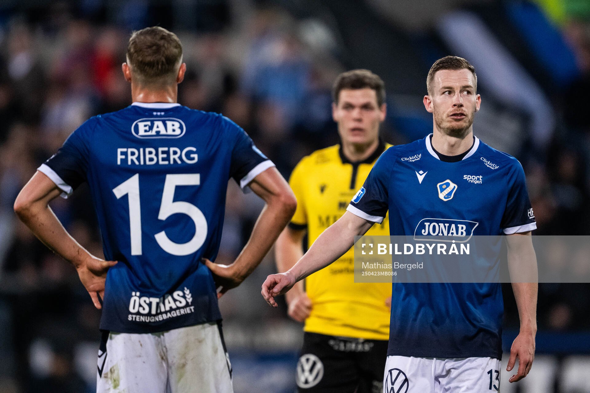 Halmstads Gisli Eyjolfsson deppar
