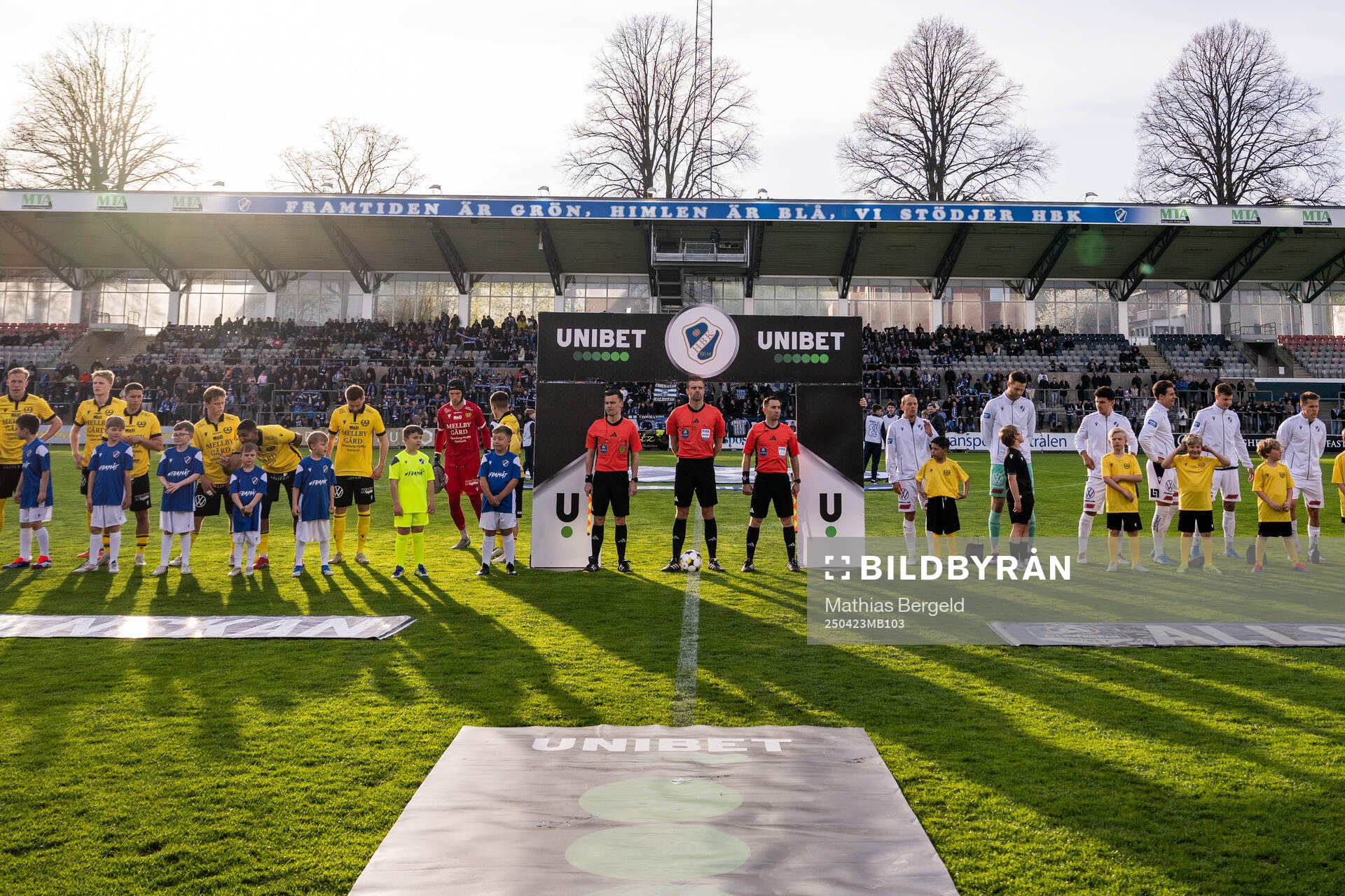 Unibetlogga vid line-up