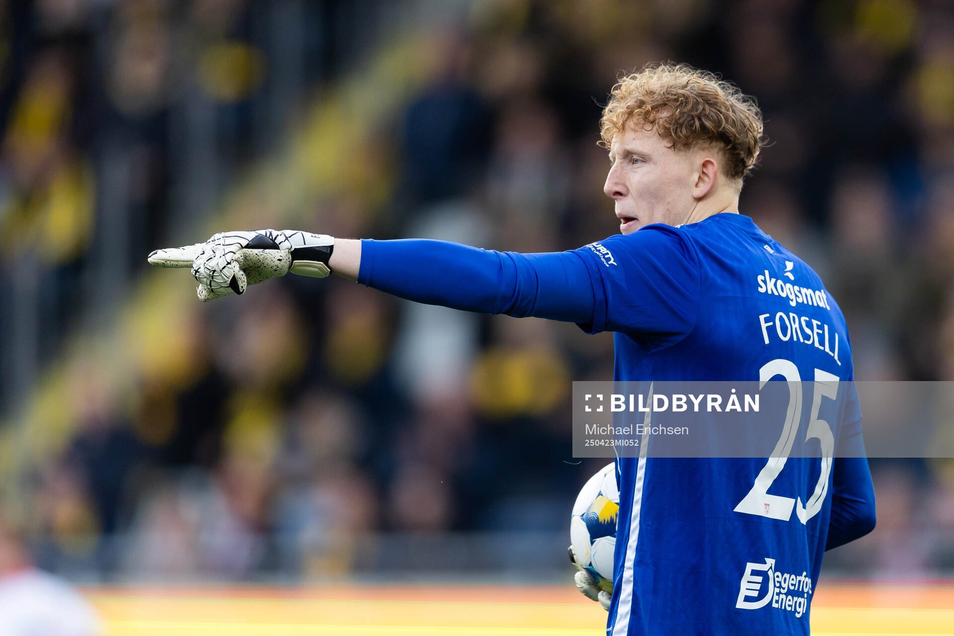 Degerfors målvakt Rasmus Forsell