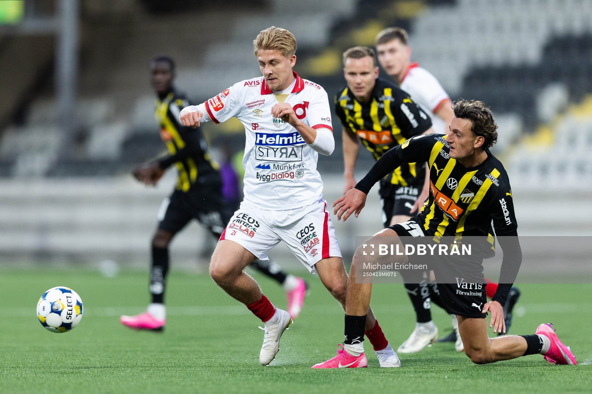 Degerfors Elias Pihlström och Häckens Silas Andersen