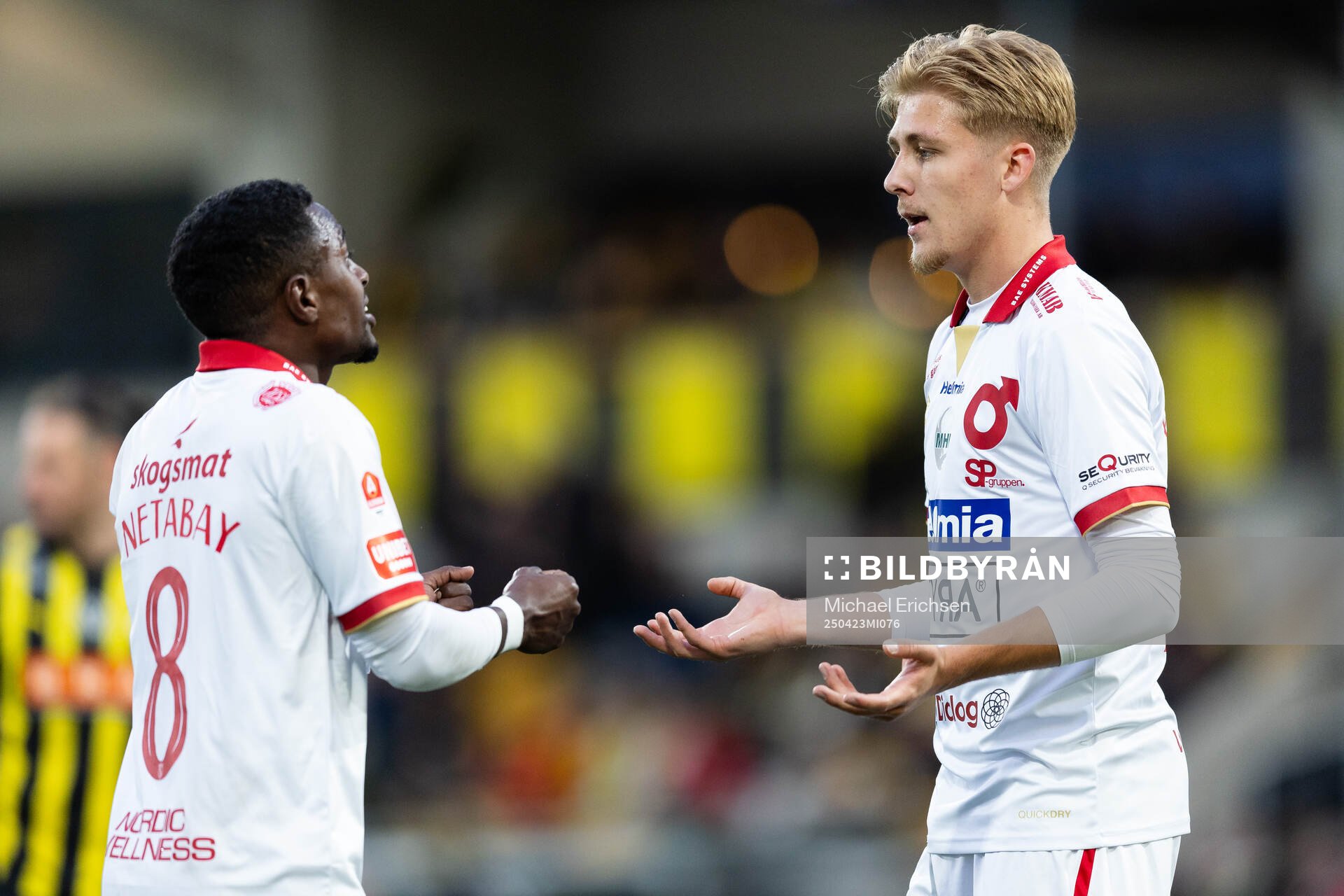 Degerfors Nahom Netabay och Elias Pihlström