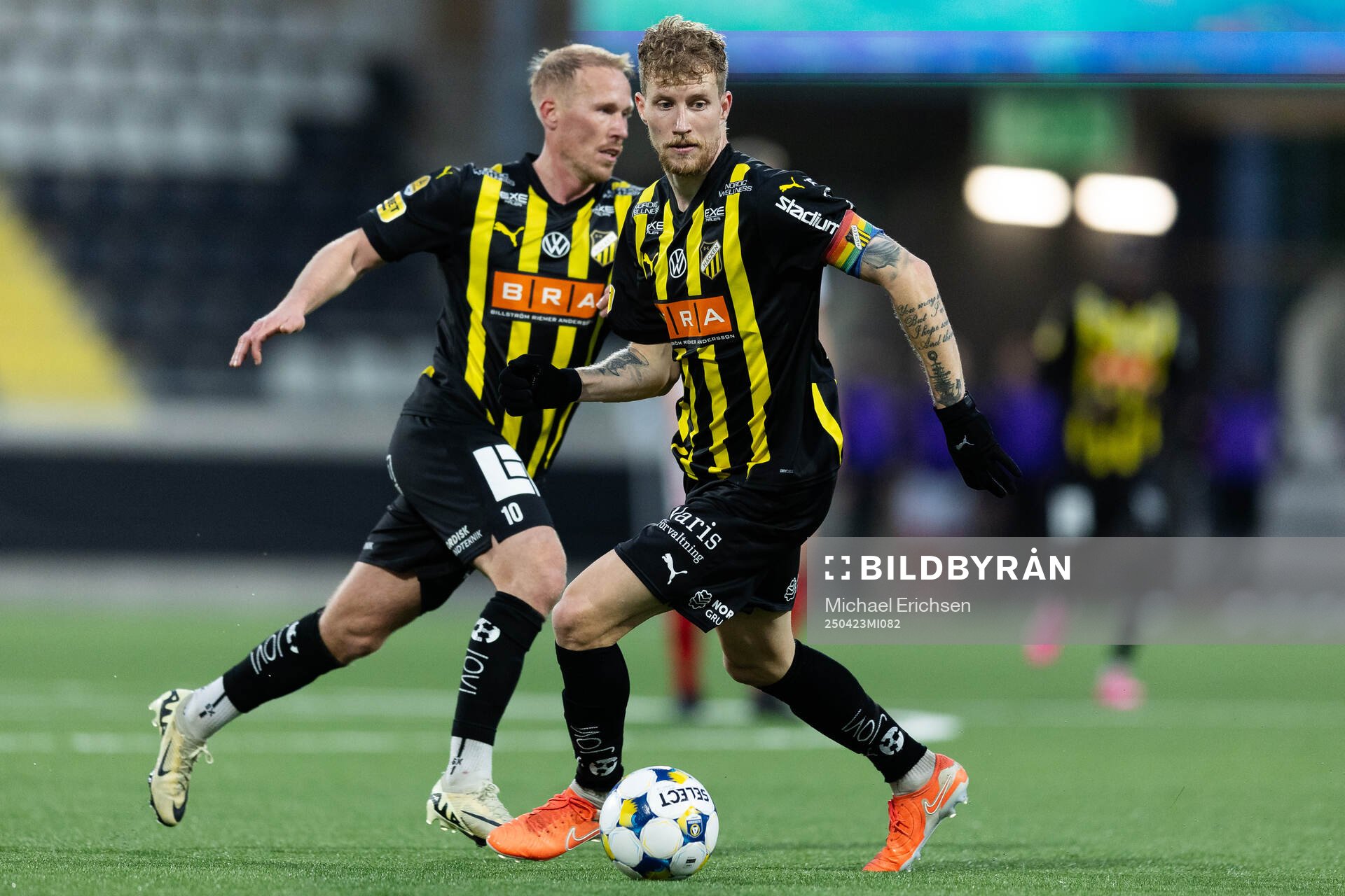 Häckens Mikkel Rygaard Jensen och Simon Gustafson