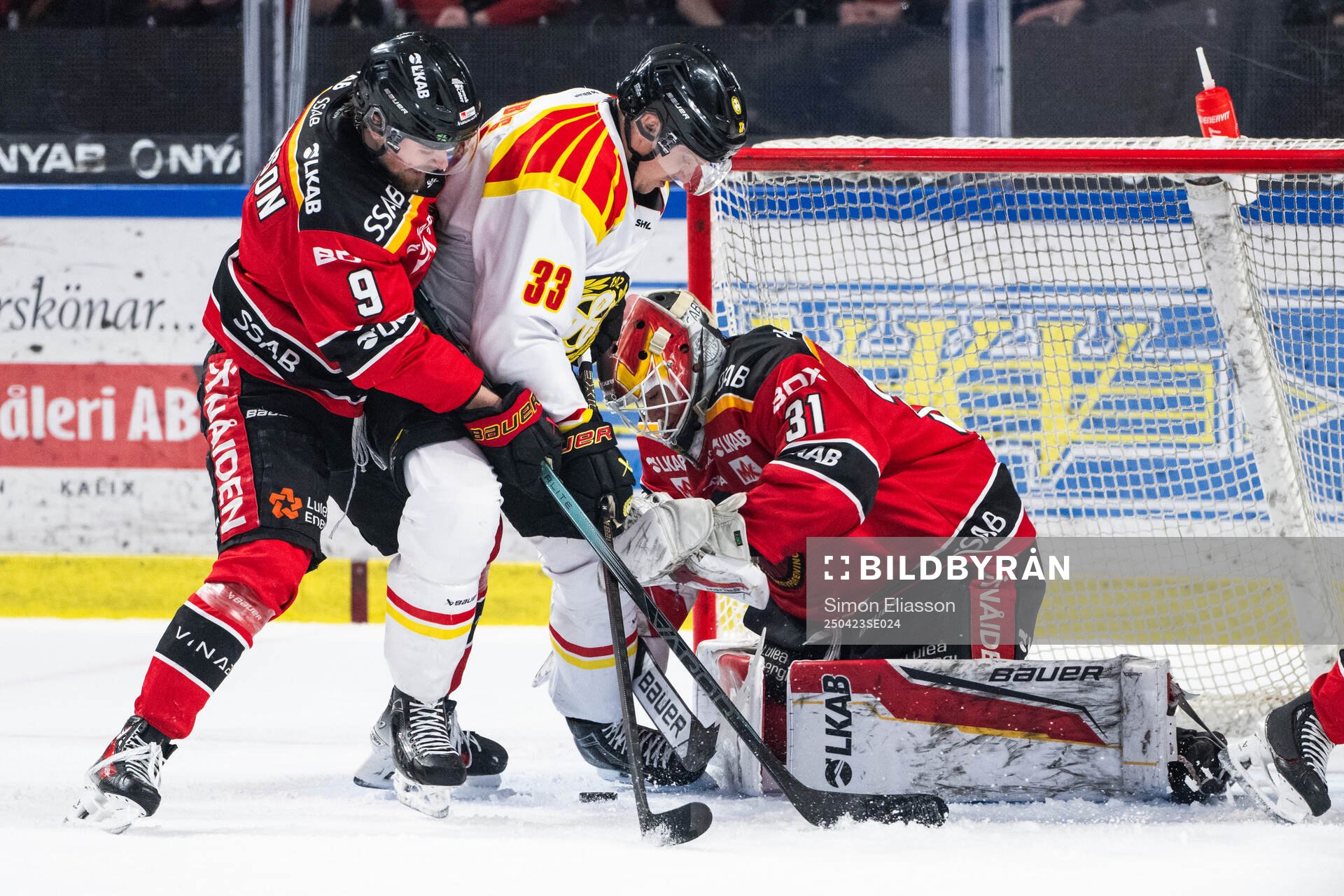 Luleås Ludvig Jansson, Brynäs Jakob Silfverberg och