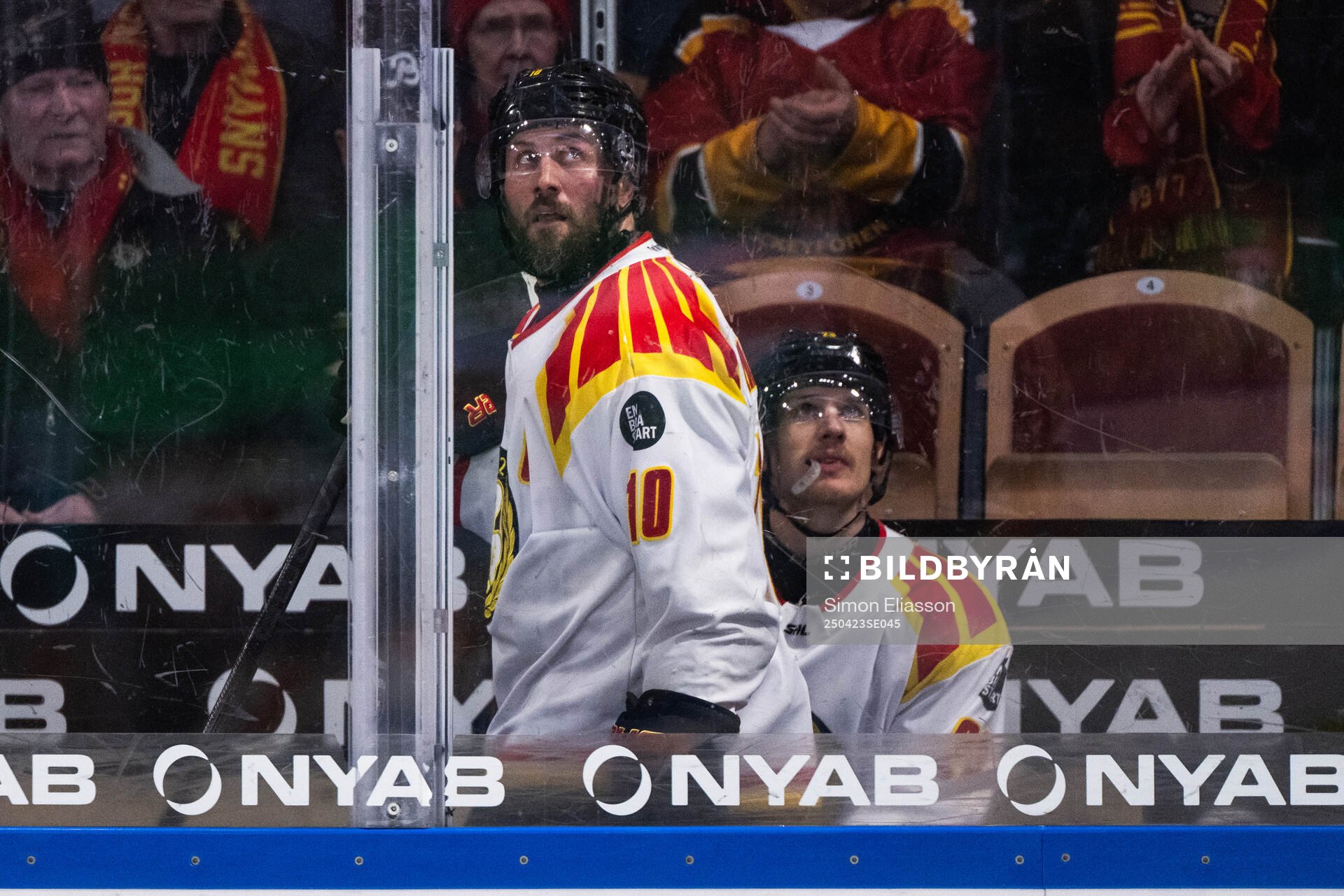 Brynäs Johan Larsson och Axel Andersson i utvisningsbåset