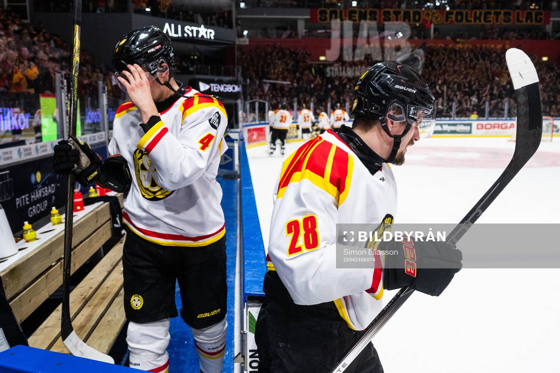 Brynäs Theo Lindstein och Johannes Kinnvall