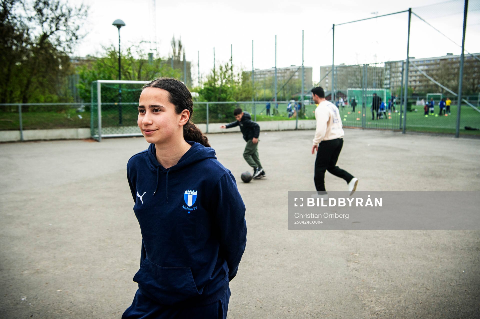 Mayar Khatawi och hennes mentor Behrang Safari