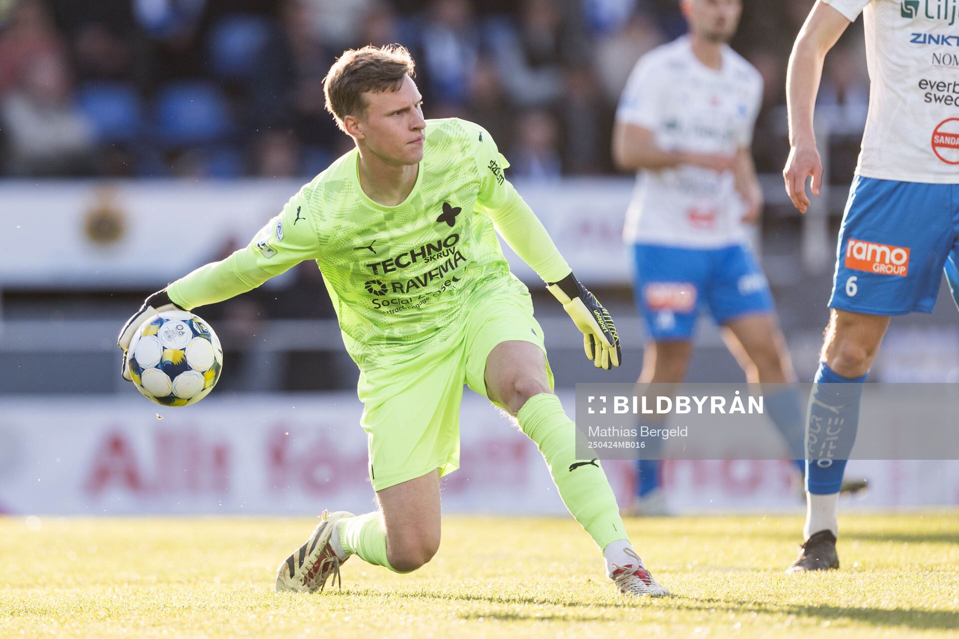 Värnamos målvakt Hugo Keto