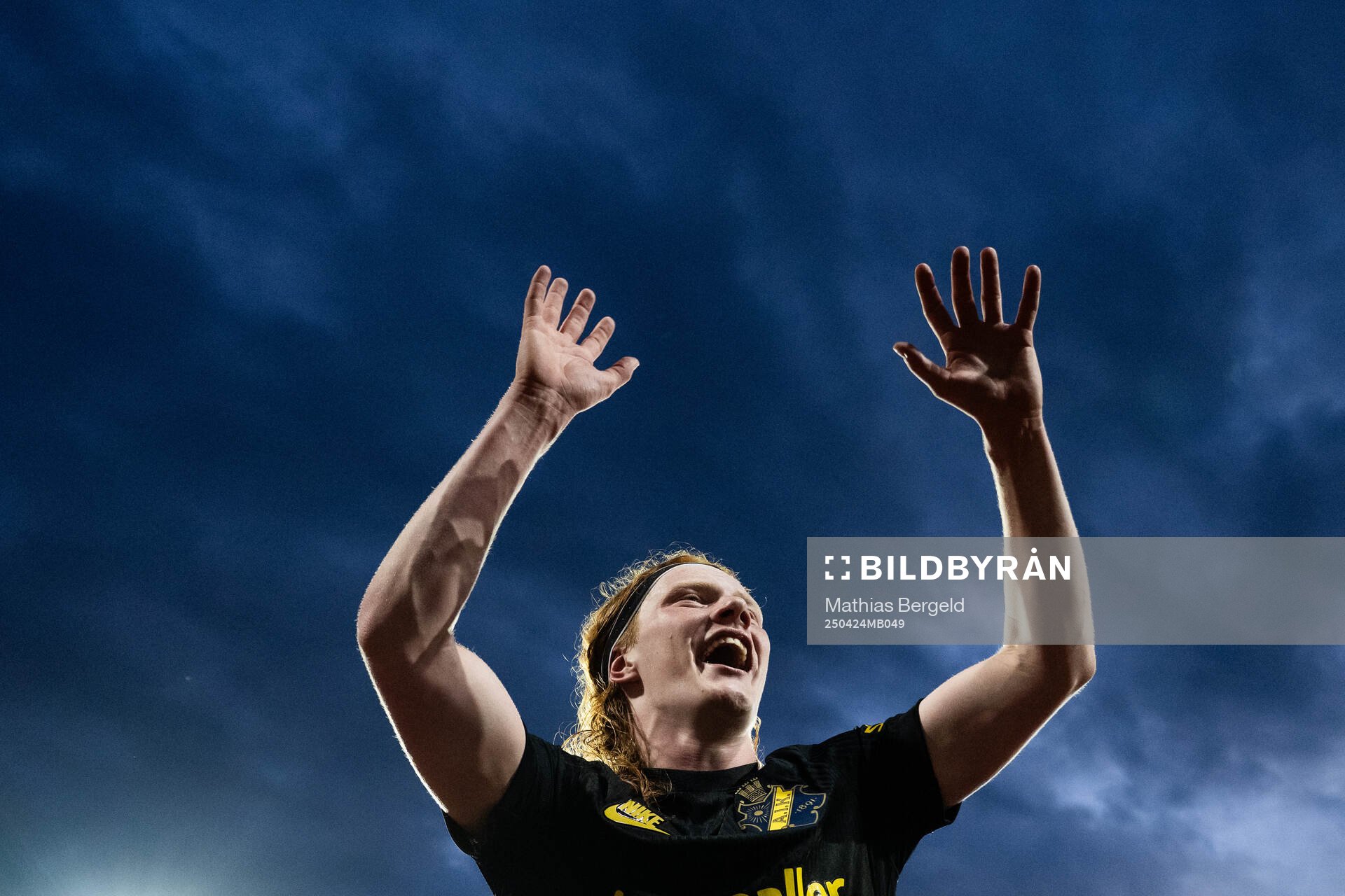 AIKs Elvis van der Laan jublar