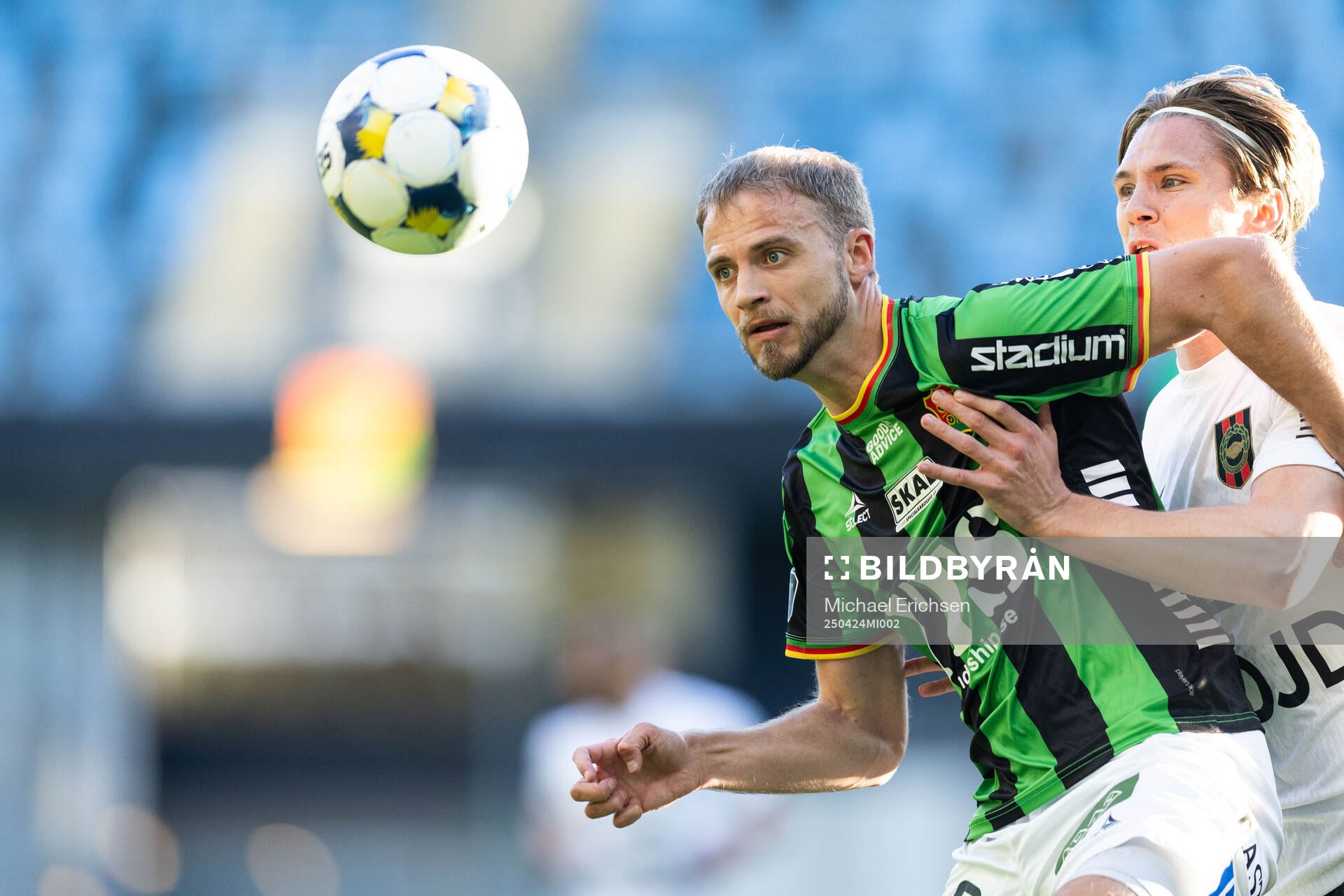GAIS Gustav Lundgren och Brommapojkarnas Oliver Zandén