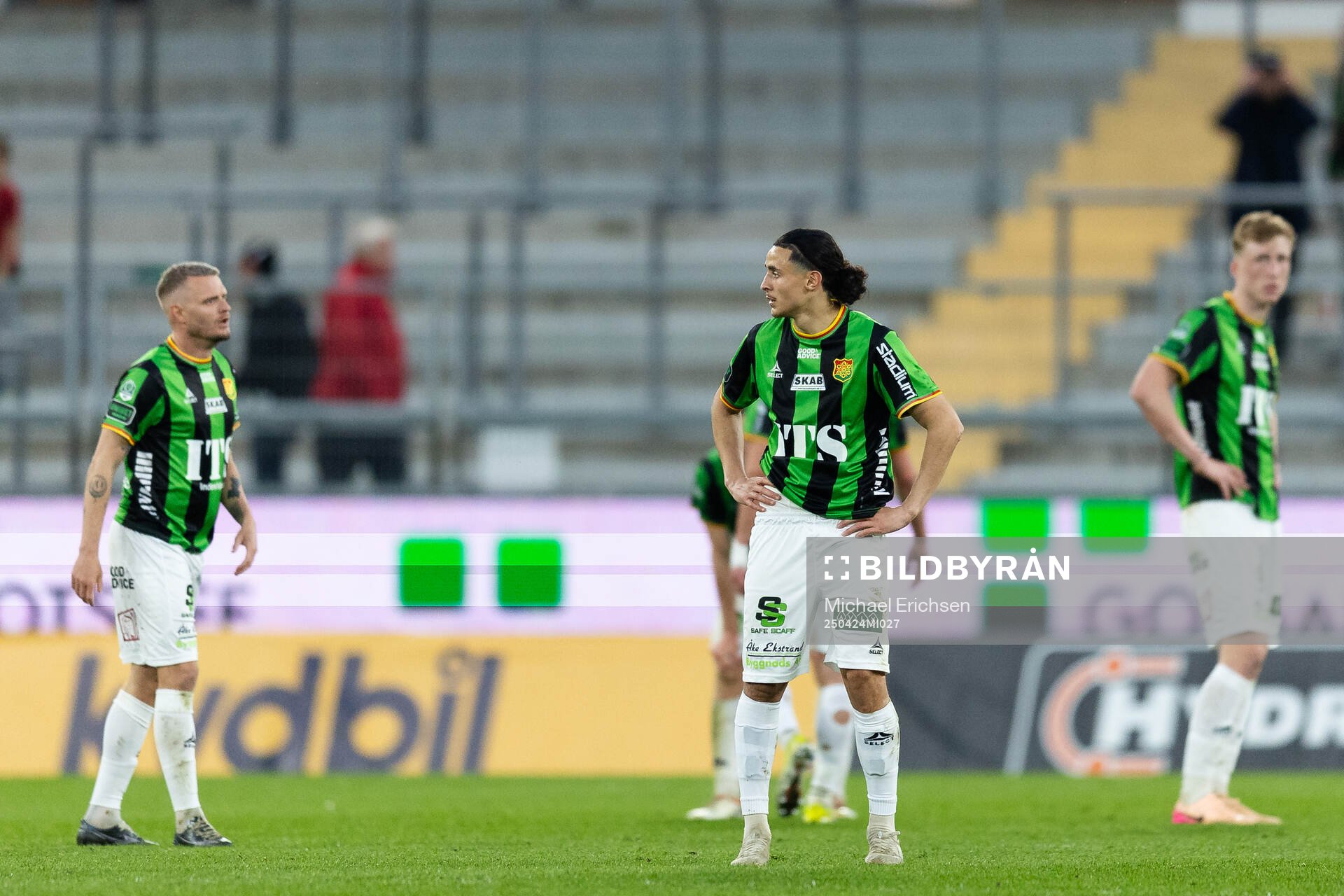 GAIS Jonas Lindberg, Amin Boudri och Filip Beckman deppar