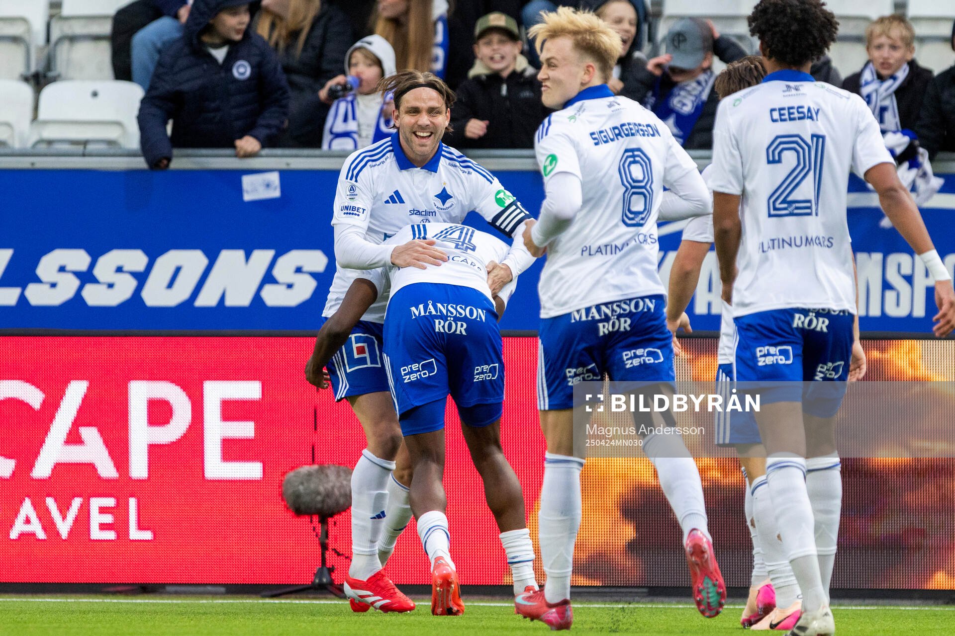 IFK Norrköpings Christoffer Nyman jublar