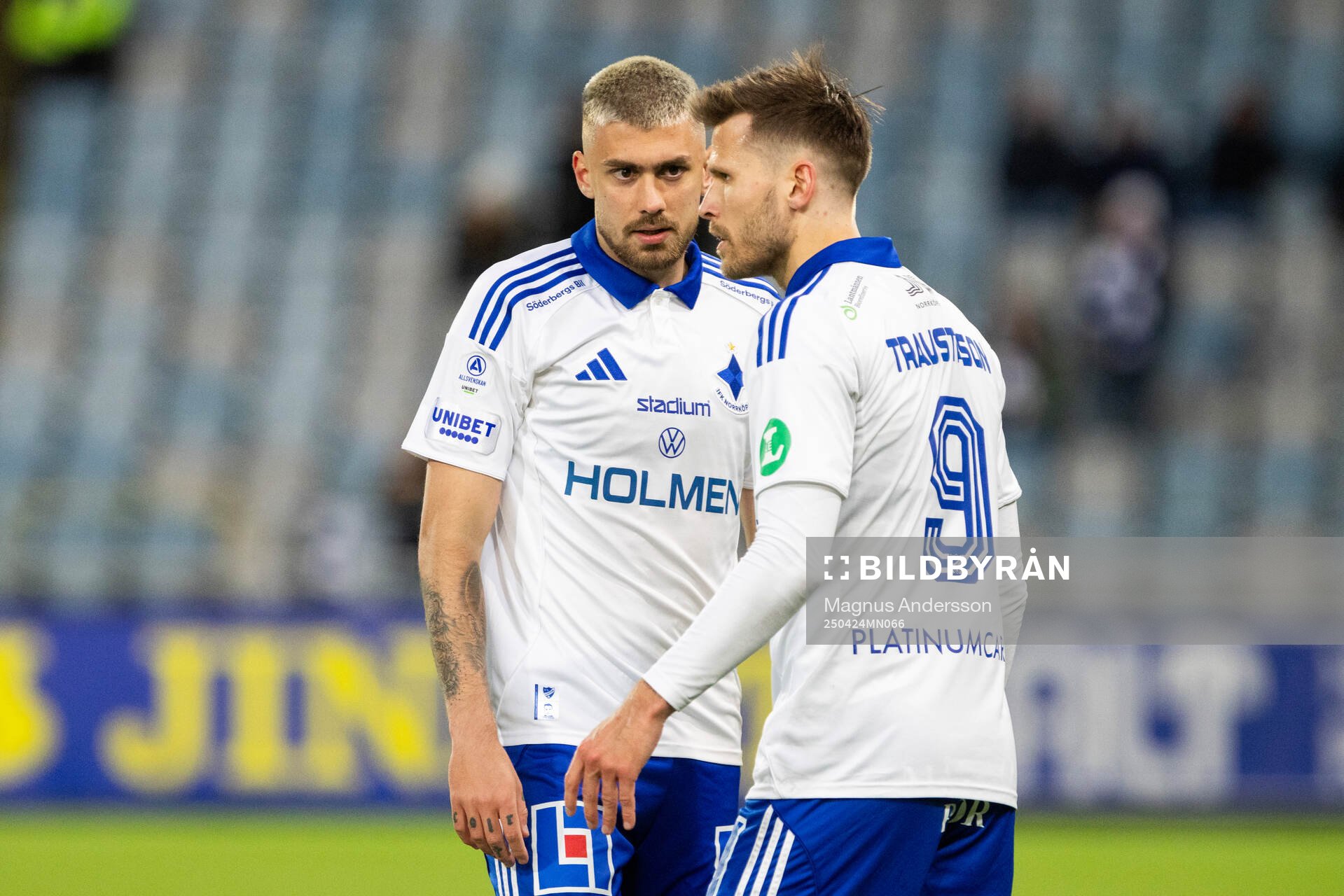 IFK Norrköpings Tim Prica och Arnor Traustason