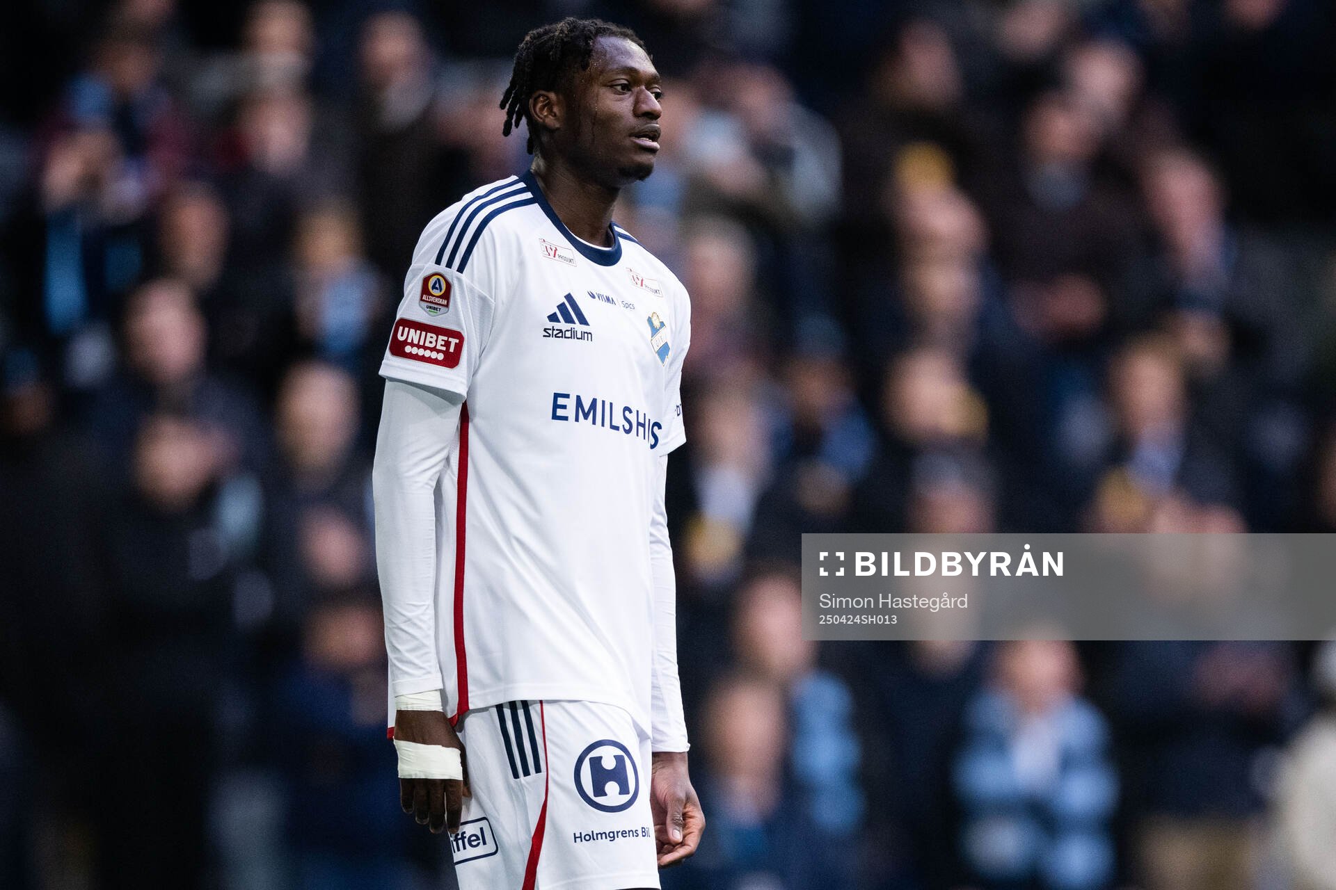 Östers Kingsley Gyamfi deppar