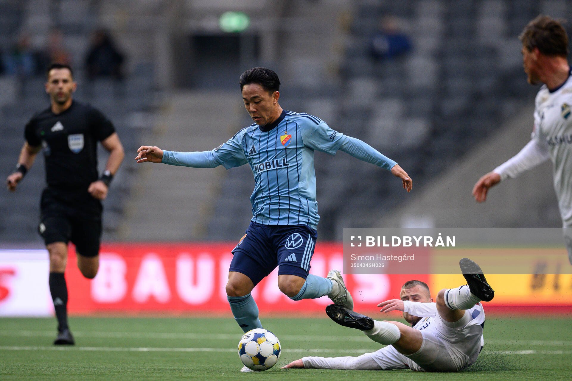 Djurgårdens Keita Kosugi och Östers Chriss-Albin Mörfelt