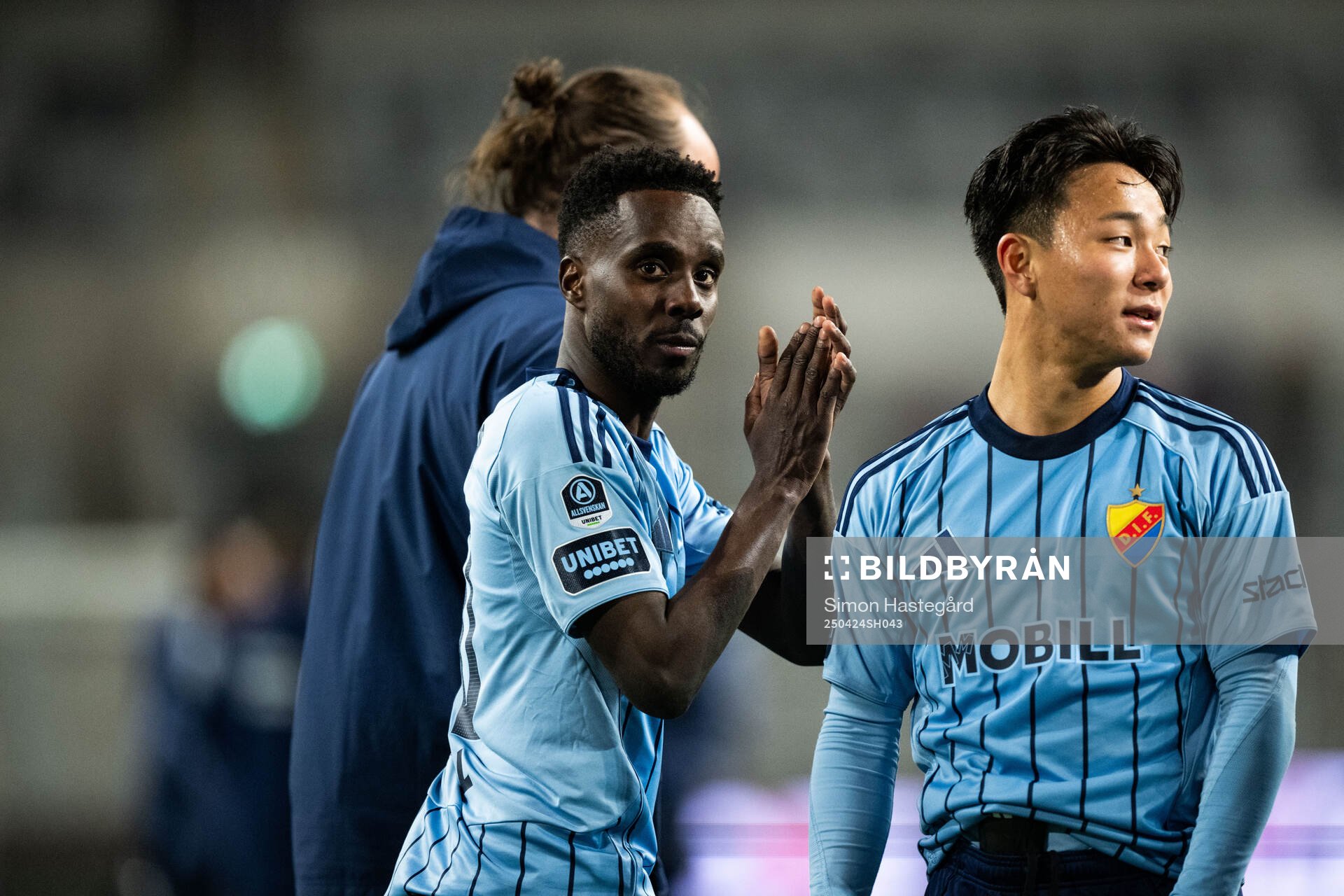 Djurgårdens Tokmac Nguen jublar