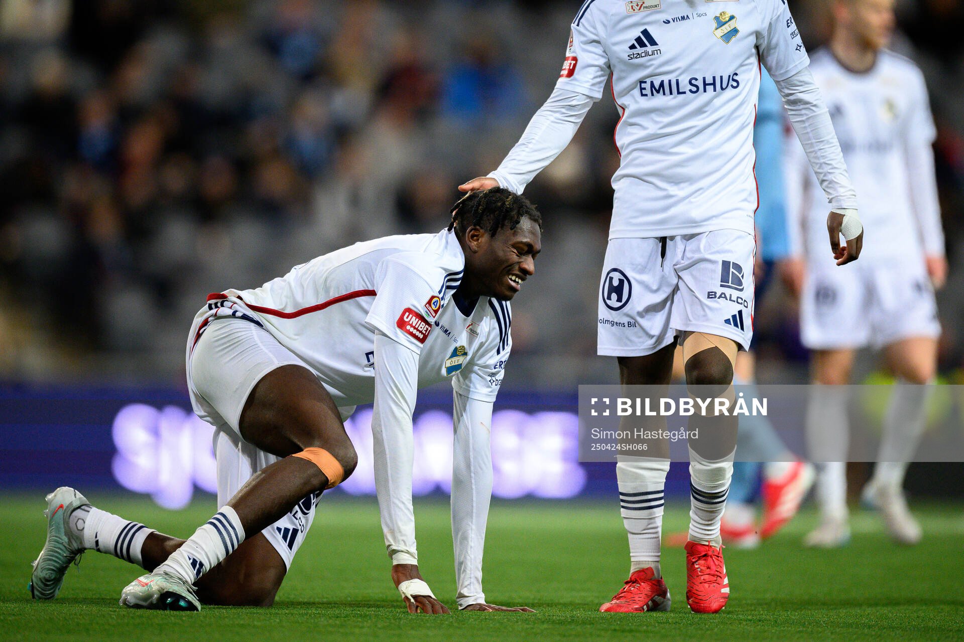 Östers Kingsley Gyamfi deppar