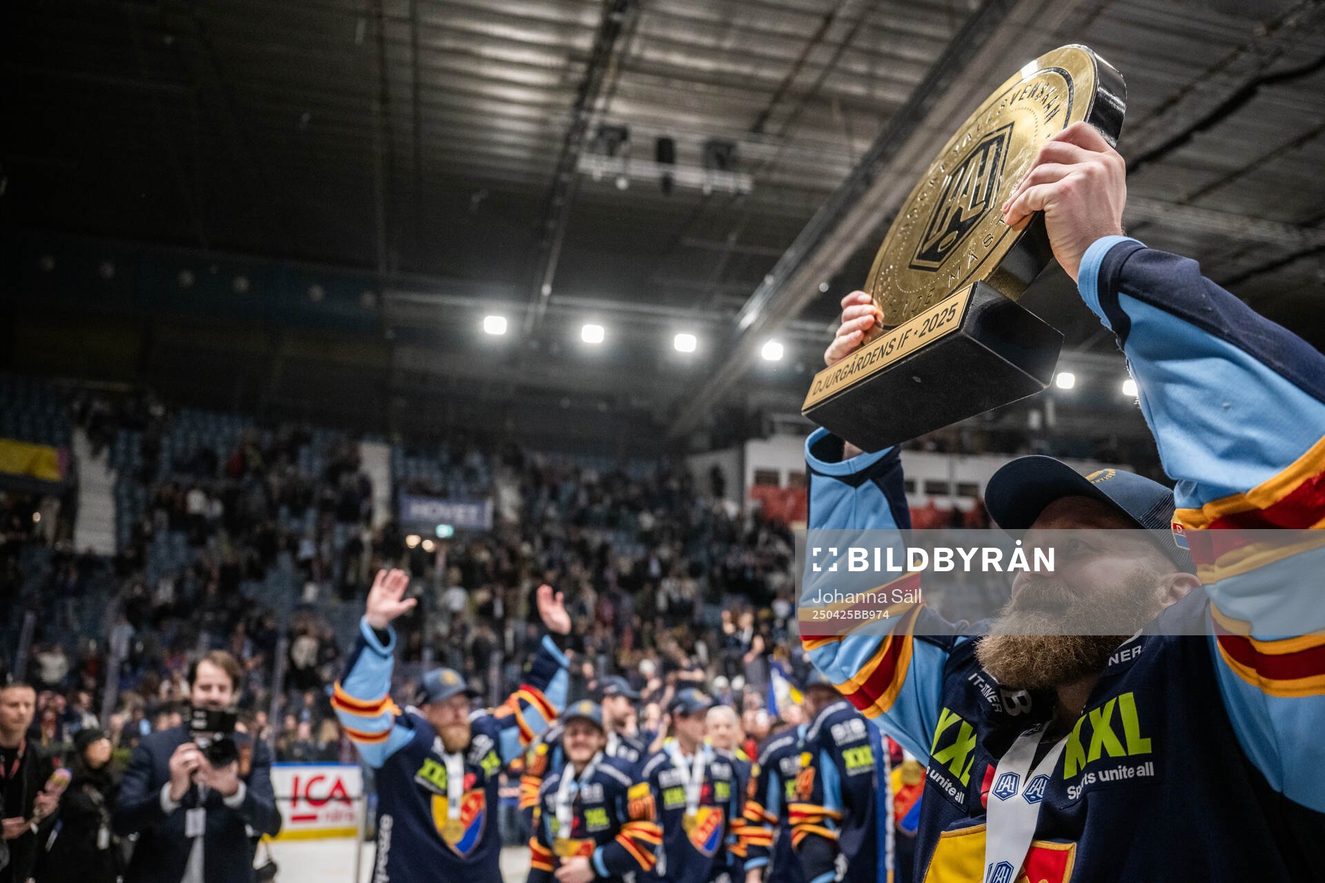 Djurgårdens Patrick Thoresen jublar