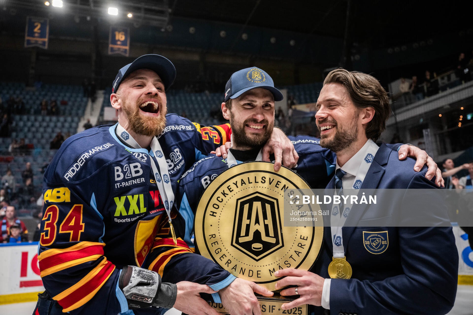 Djurgårdens Daniel Brodin, Marcus Krüger och assisterande