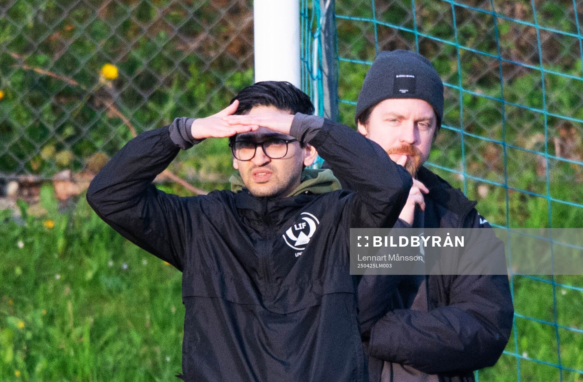 Lineros tränare i matchen i division 2 mellan Linero IF