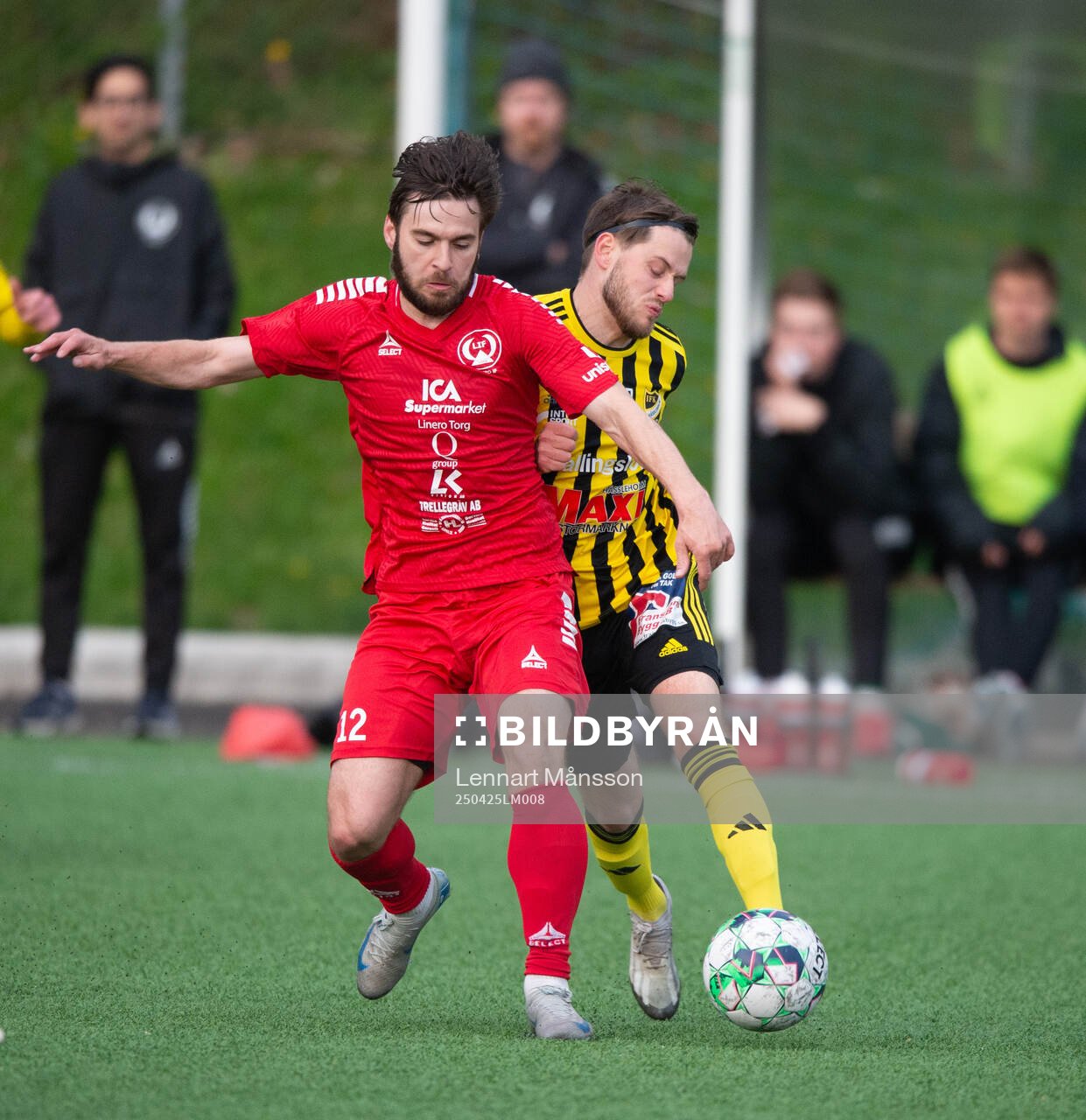 Lineros Mirza Halvadzic och IFK Hässleholms Elliot