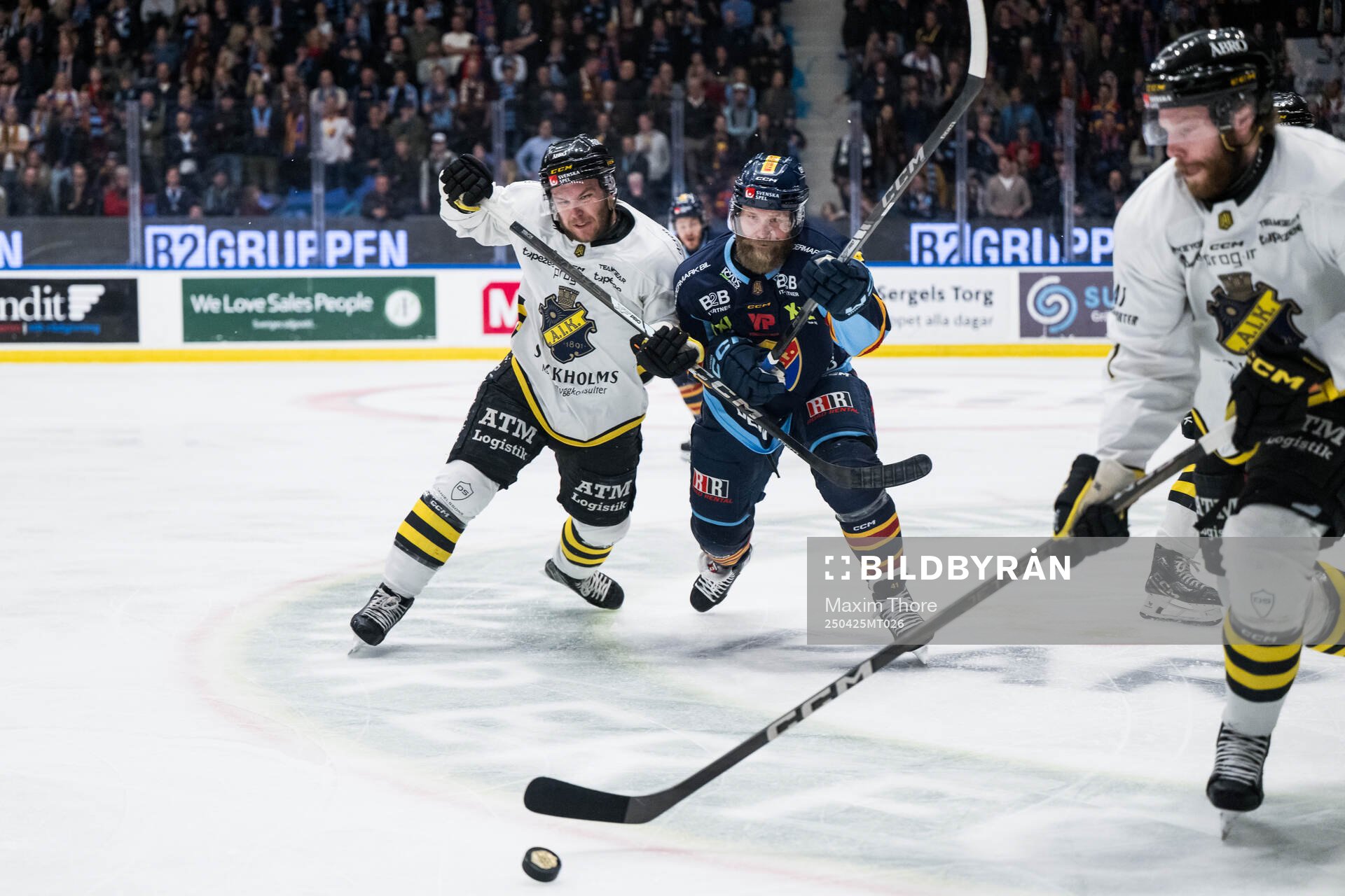 AIKs Jordan Bellerive och Djurgårdens Patrick Thoresen