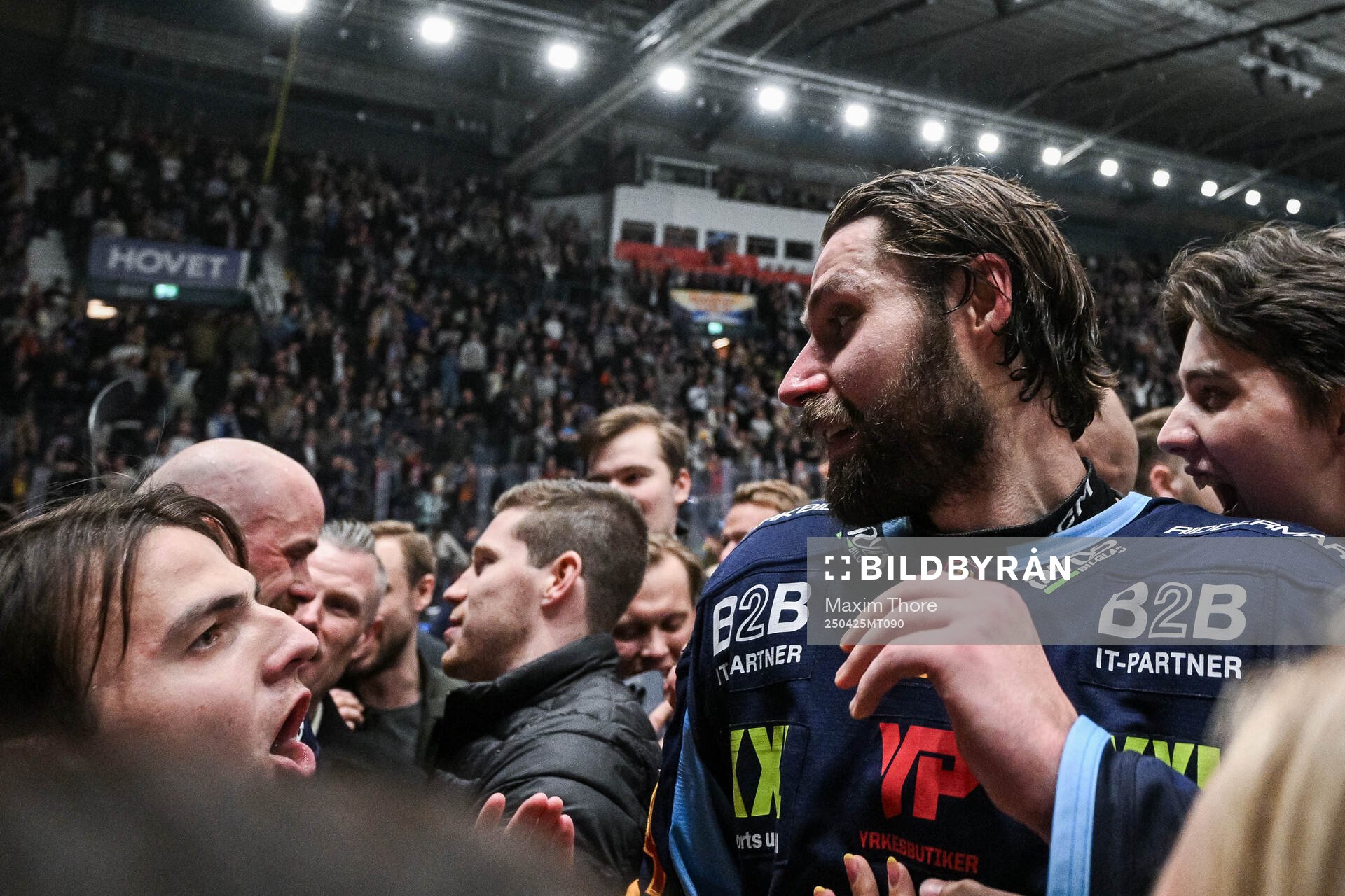 Djurgårdens Ludvig Rensfeldt jublar