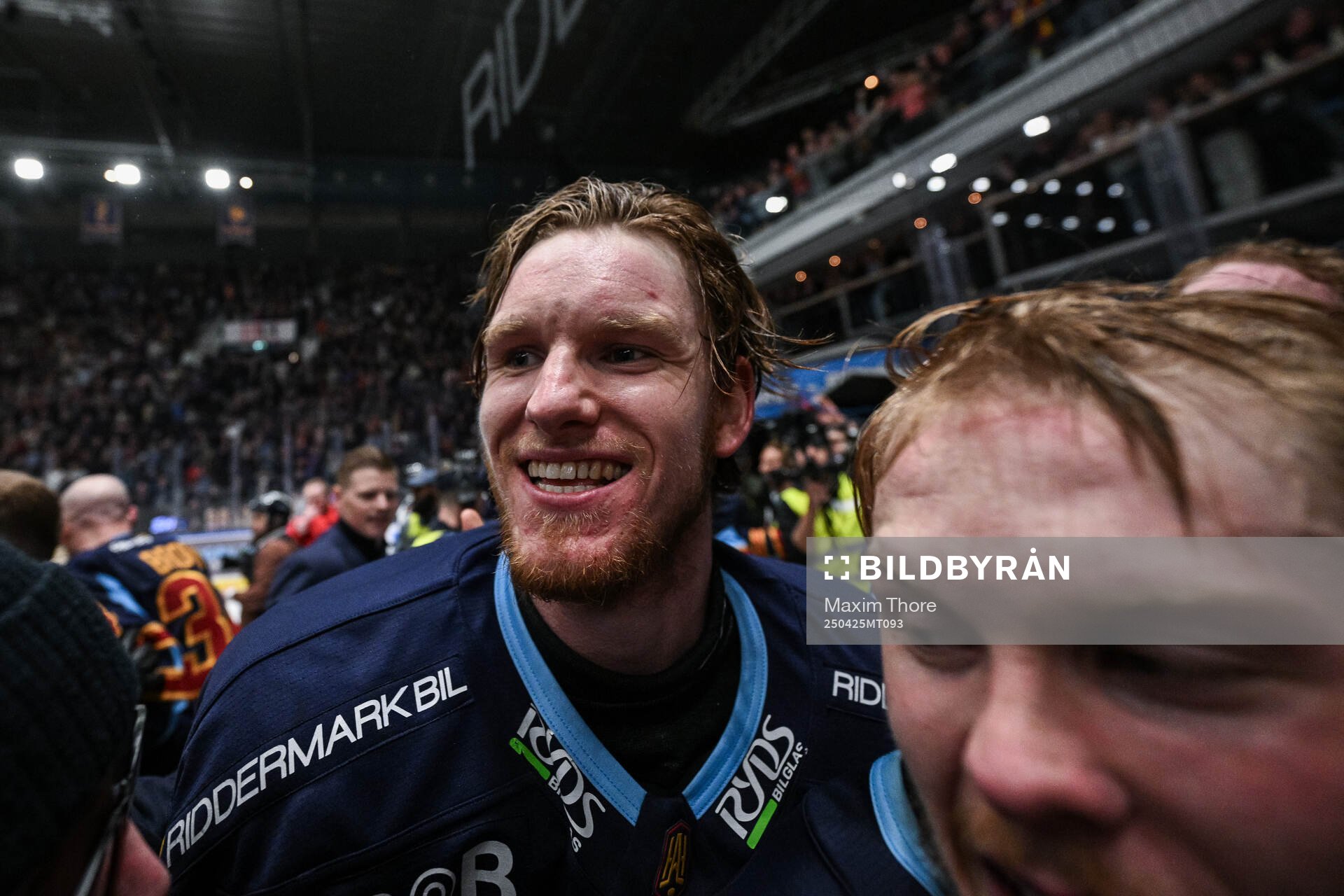Djurgårdens Edvin Hammarlund jublar