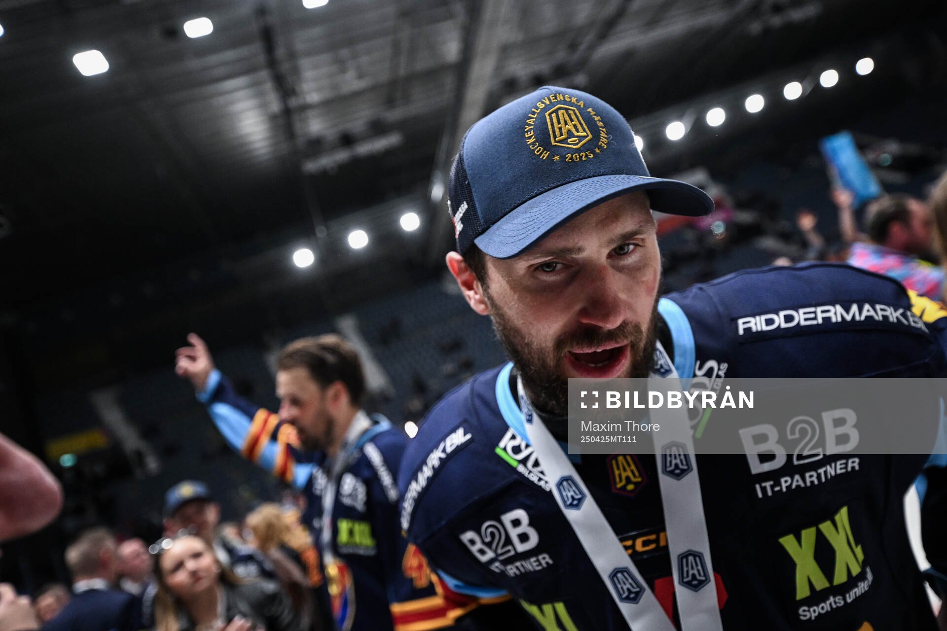 Djurgårdens Marcus Krüger jublar