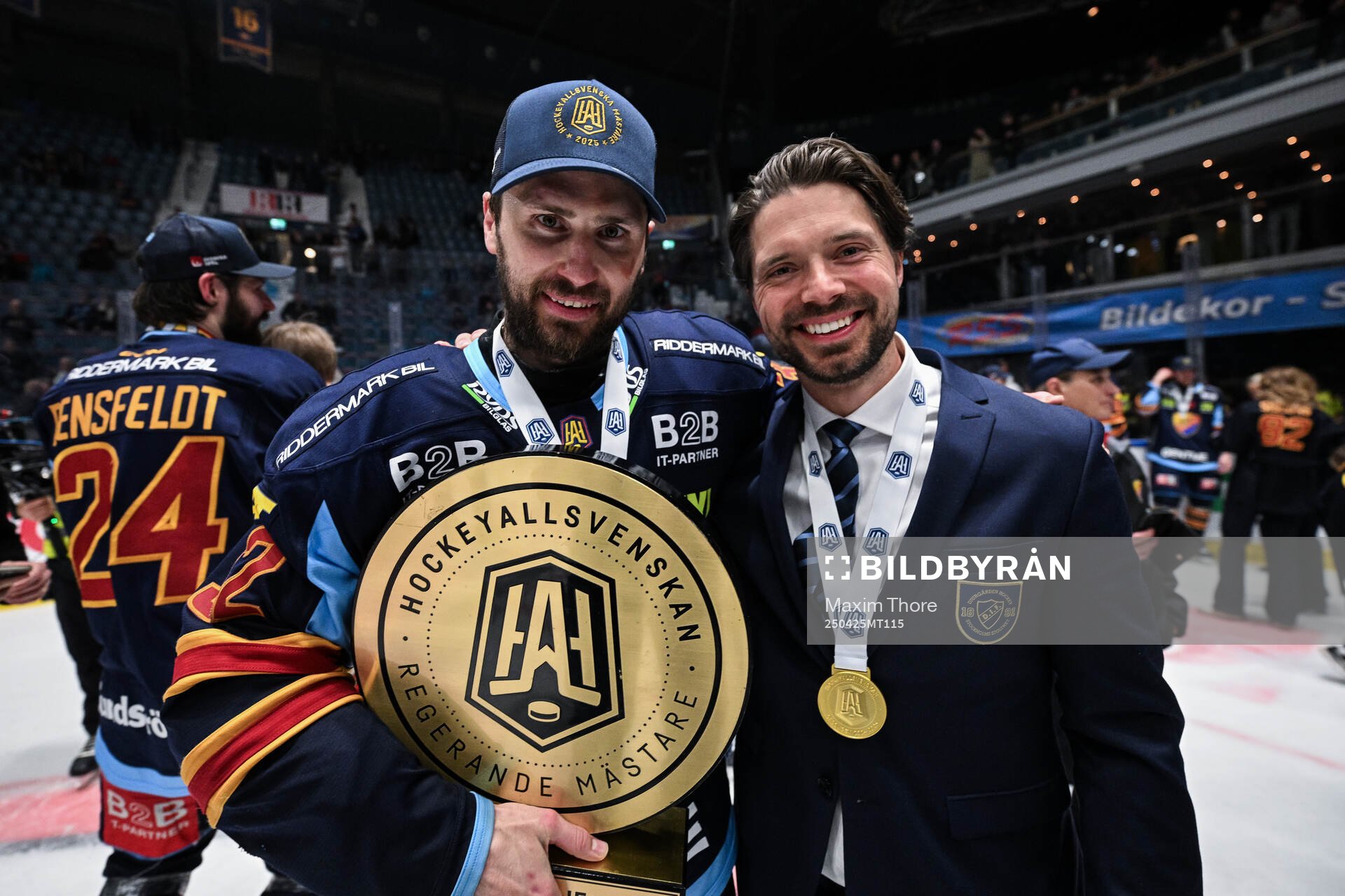 Djurgårdens Marcus Krüger och assisterande sportchef