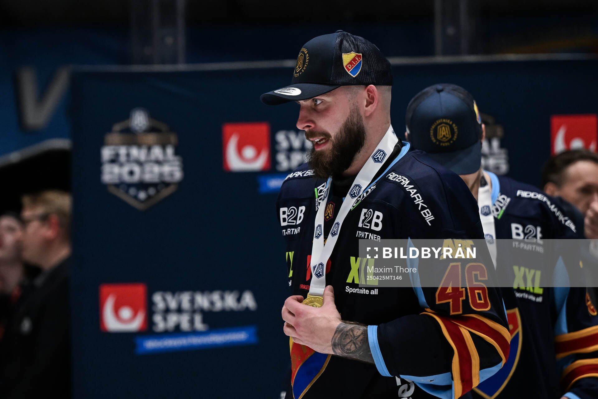 Djurgårdens Albin Grewe jublar