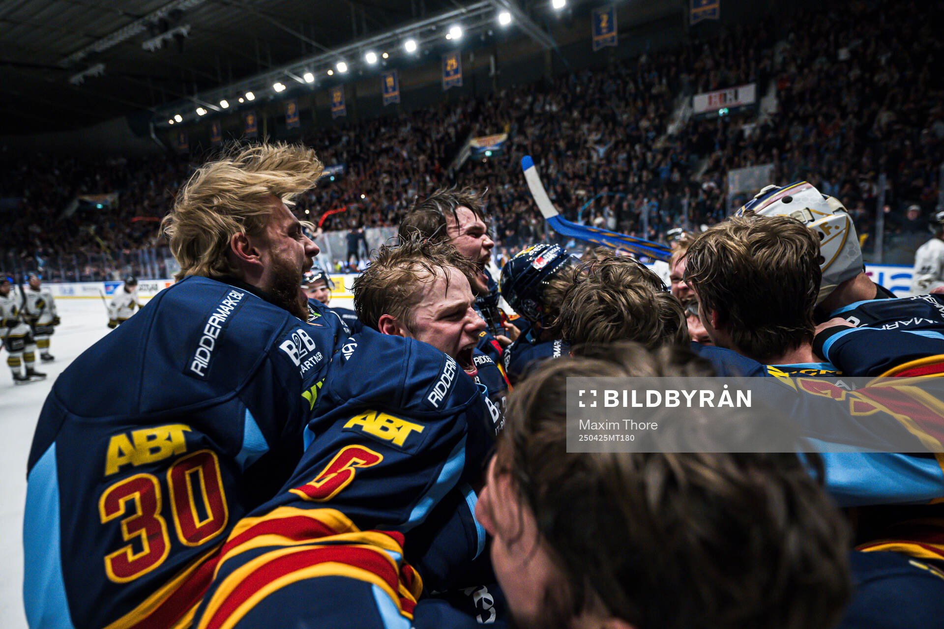 Djurgårdens målvakt Hugo Hävelid och Mattias Hävelid