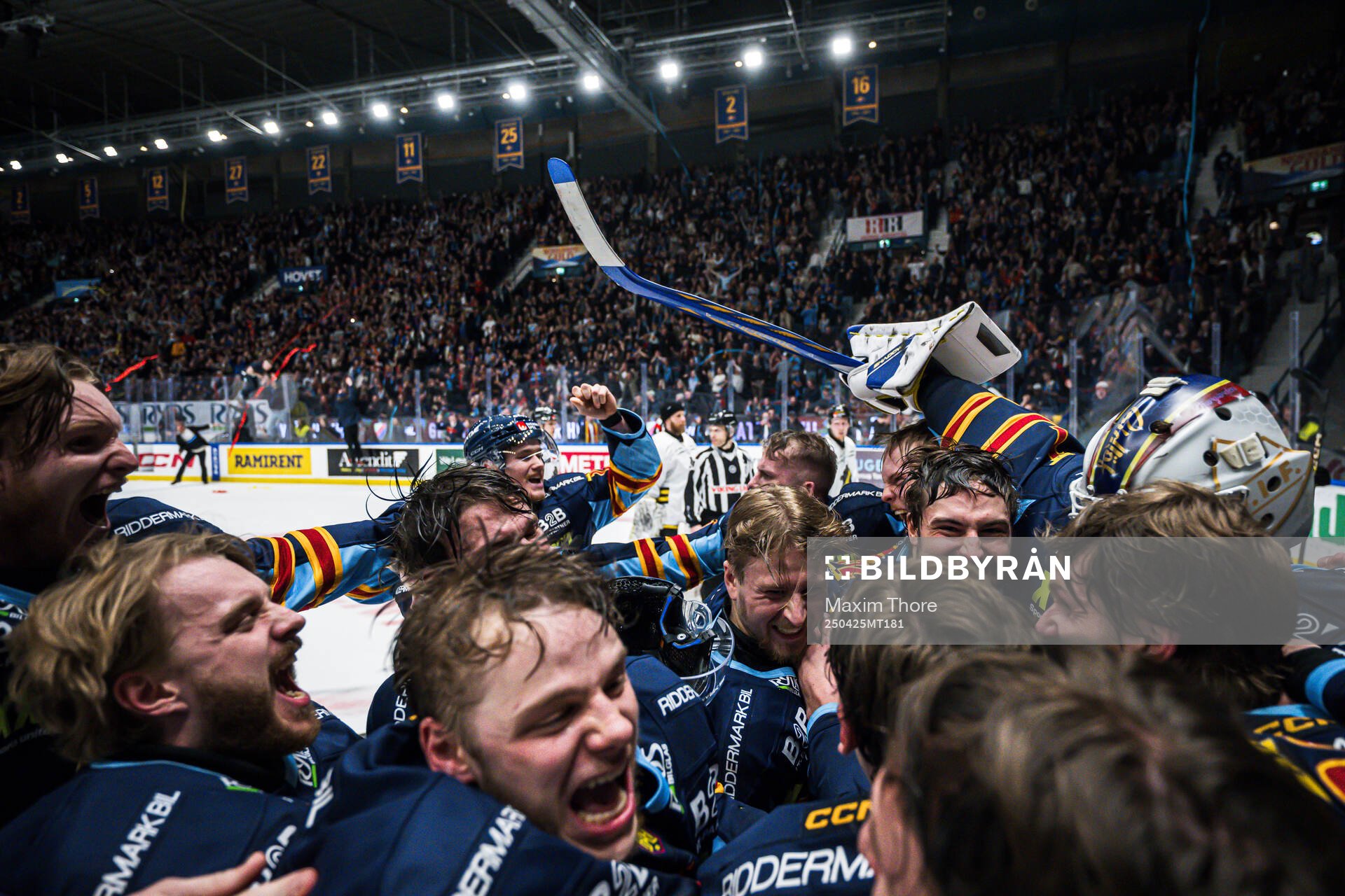 Djurgårdens målvakt Hugo Hävelid och Mattias Hävelid