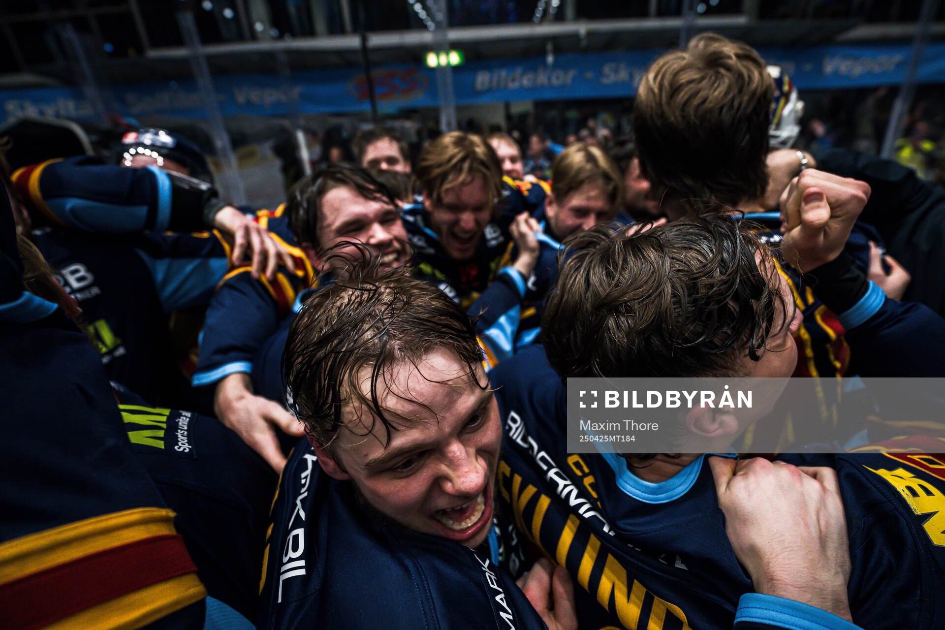 Djurgårdens Mattias Hävelid jublar